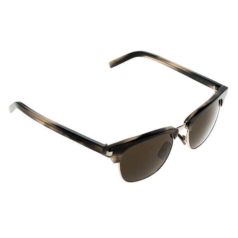 Saint Laurent Paris Brown  SL83 2QREC Wayfarer Sunglasses