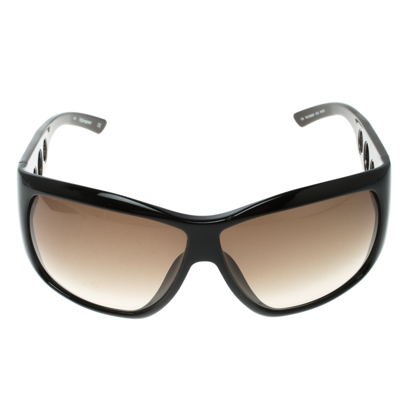 

Saint Laurent Black/Brown YSL 6022/S Oversized Sunglasses
