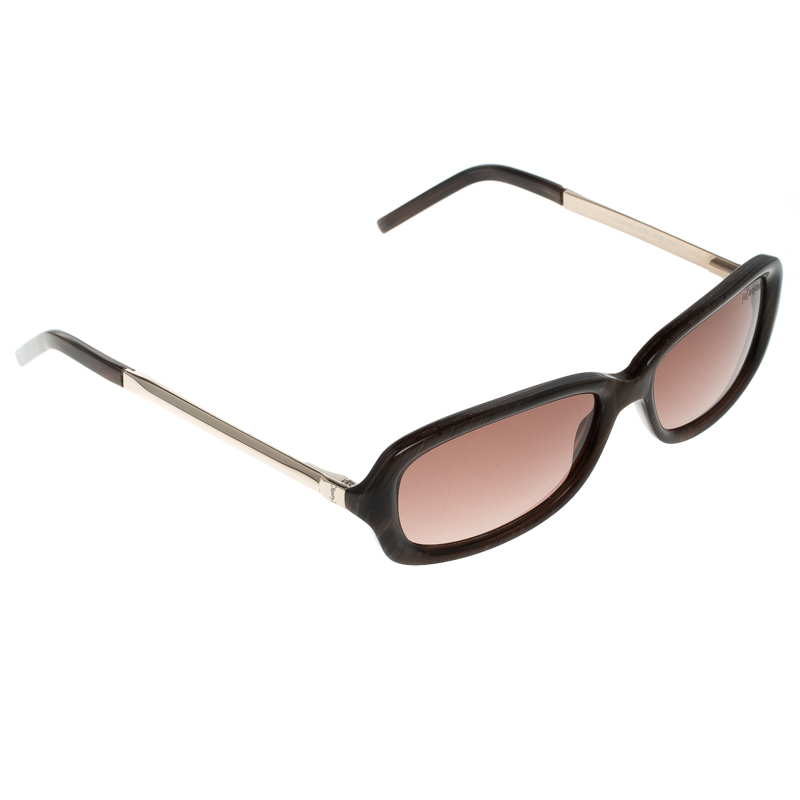Saint Laurent Brown YSL 6323/S Rectangular Sunglasses