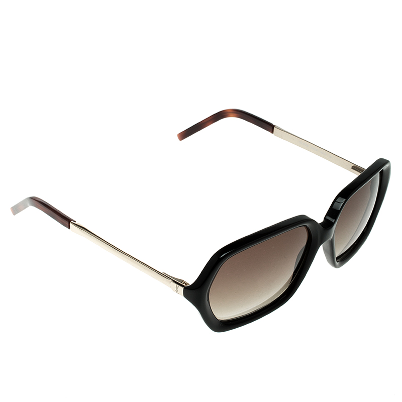 Saint Laurent Paris Black/Brown Gradient YSL 6322/S Square Sunglasses