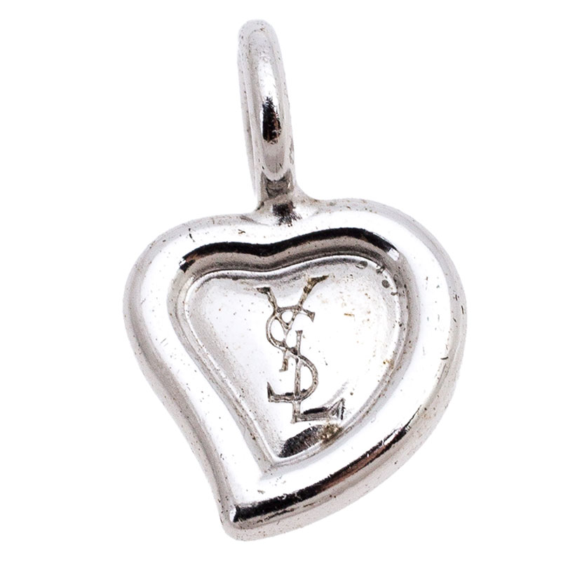 YVES SAINT LAURENT In Love Again Heart Pendant YSL In Love Again necklace |  eBay