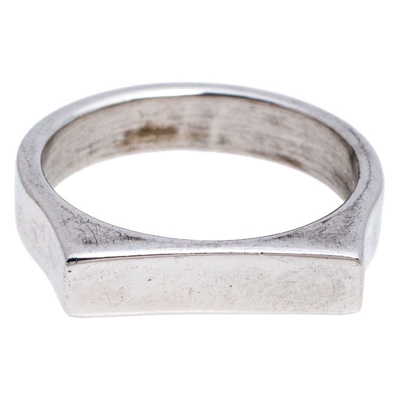 

Saint Laurent Paris Sterling Silver Ring Size