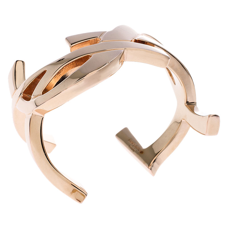 

Saint Laurent Paris Cassandre Gold Plated Bracelet