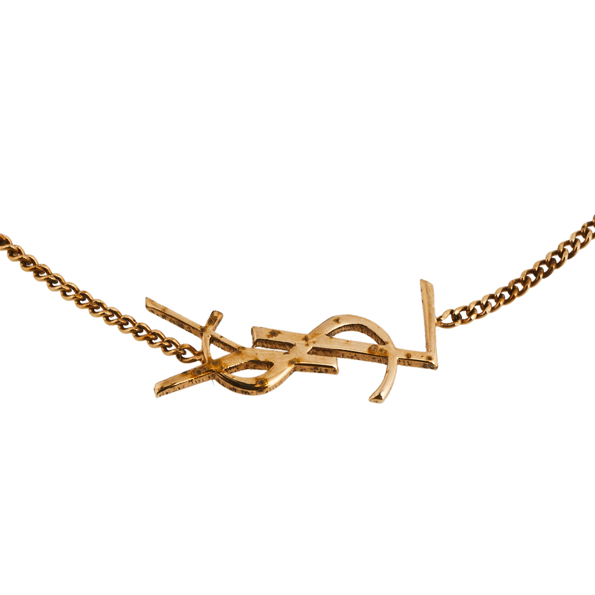 

Saint Laurent Paris Rose Gold Tone Opyum Charm Chain Bracelet