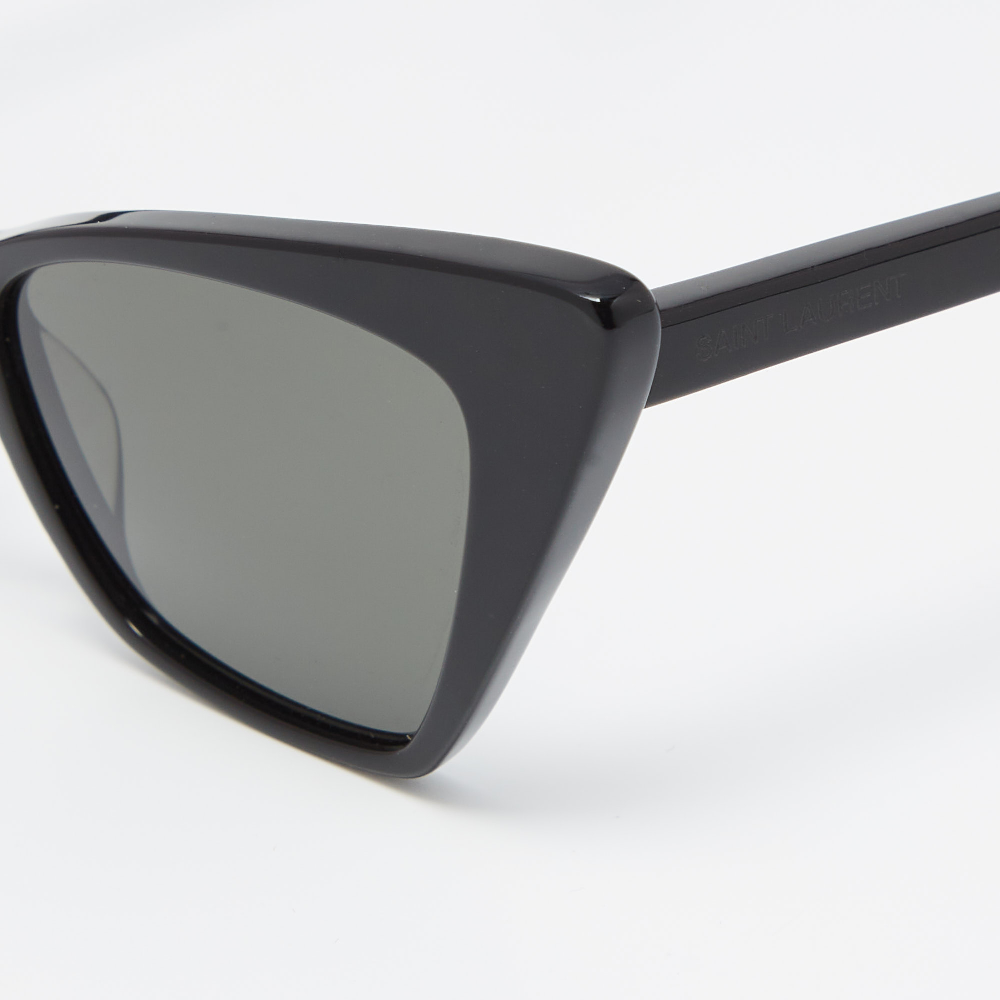 

Saint Laurent Black/Dark Grey SL244 Victorie Cat-Eye Sunglasses