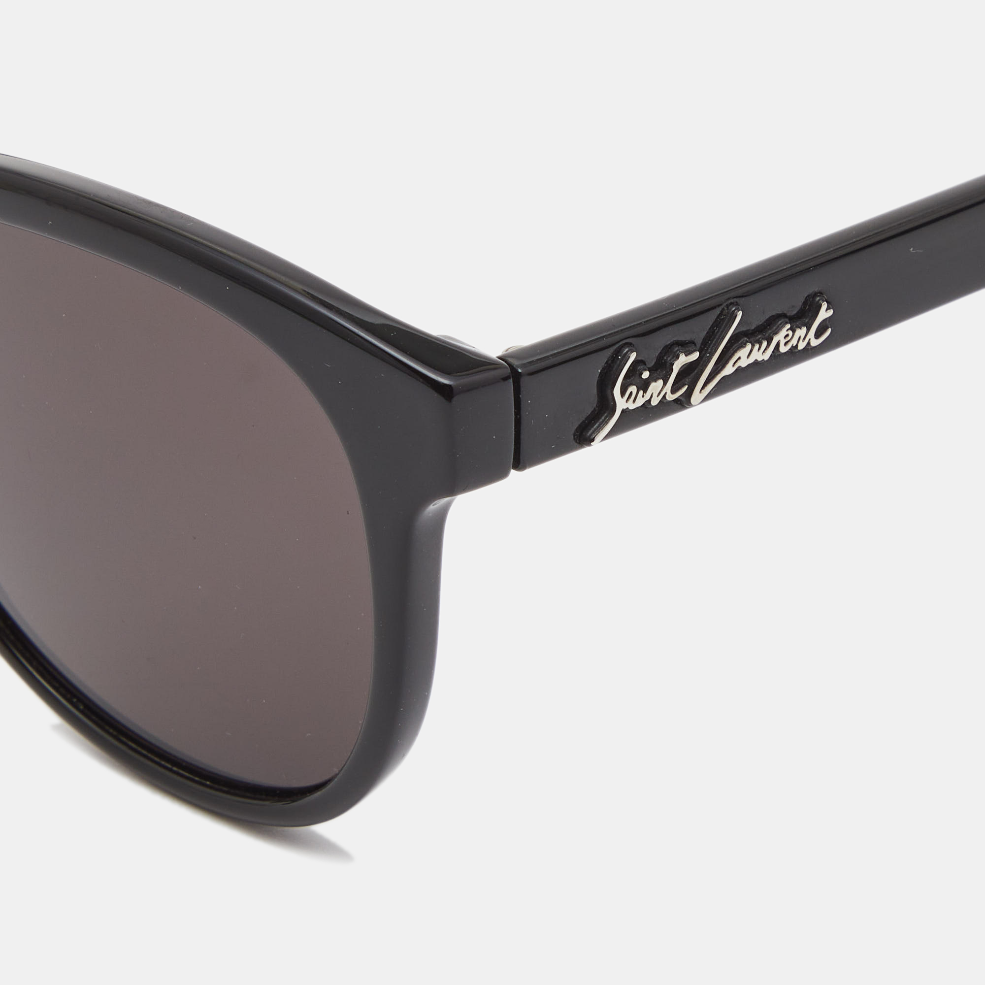 

Saint Laurent Black Zoe Round Sunglasses