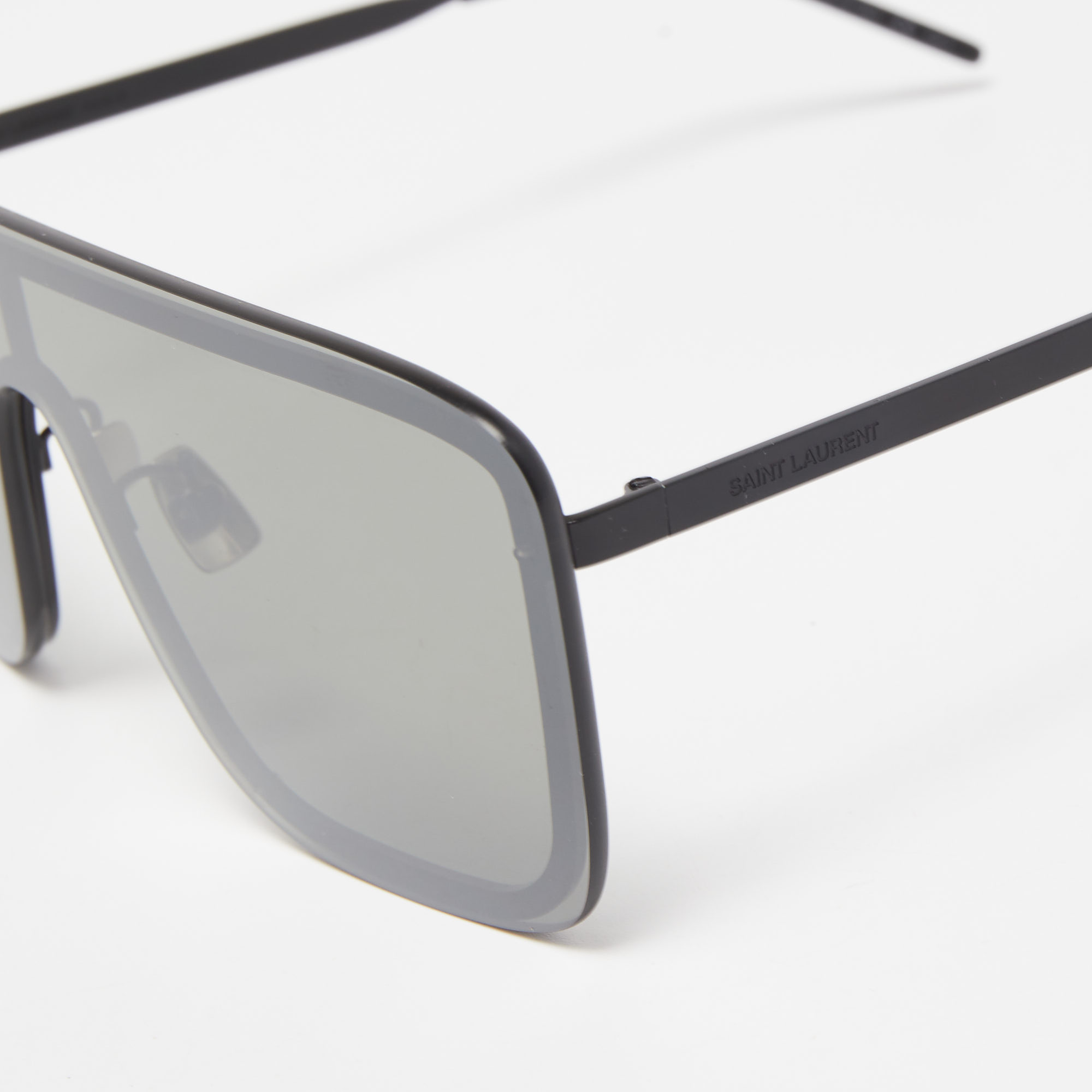 

Saint Laurent Black SL354 Mask Shield Sunglasses