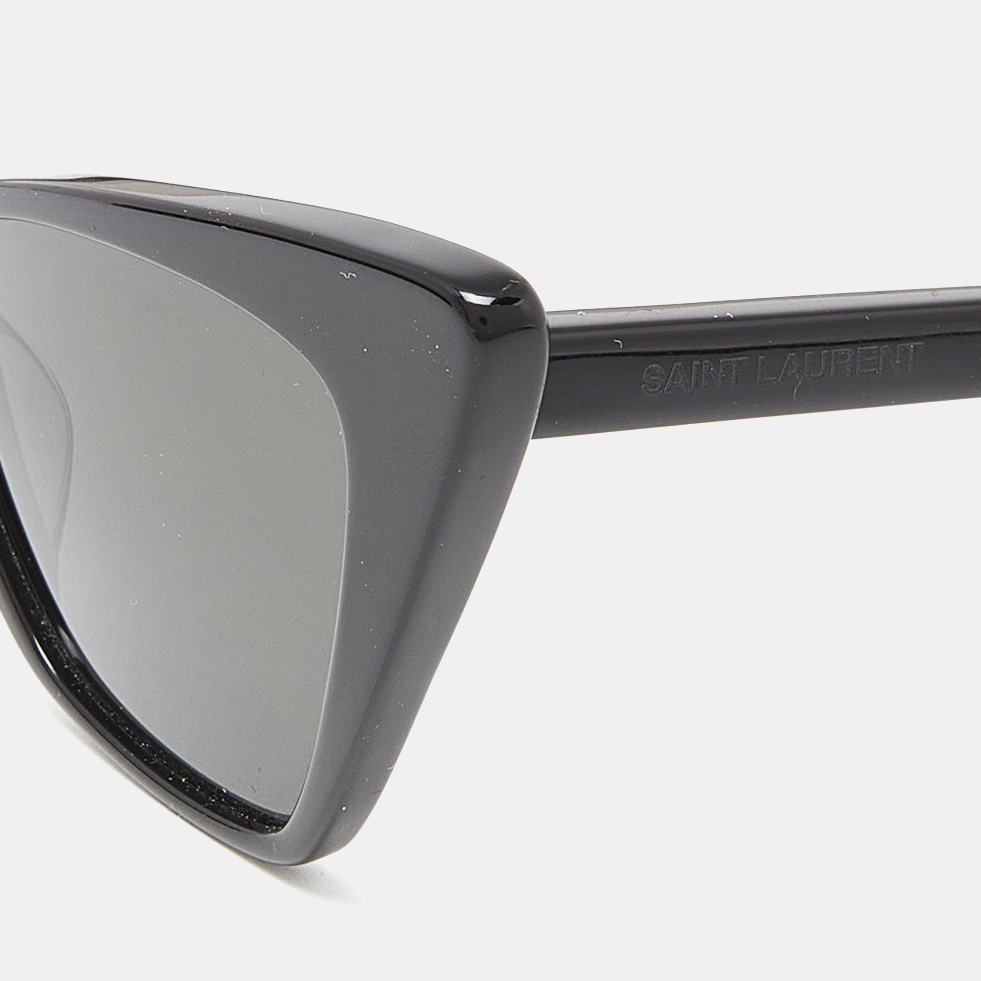 

Saint Laurent Black/Grey SL244 Victoire Cat-Eye Sunglasses