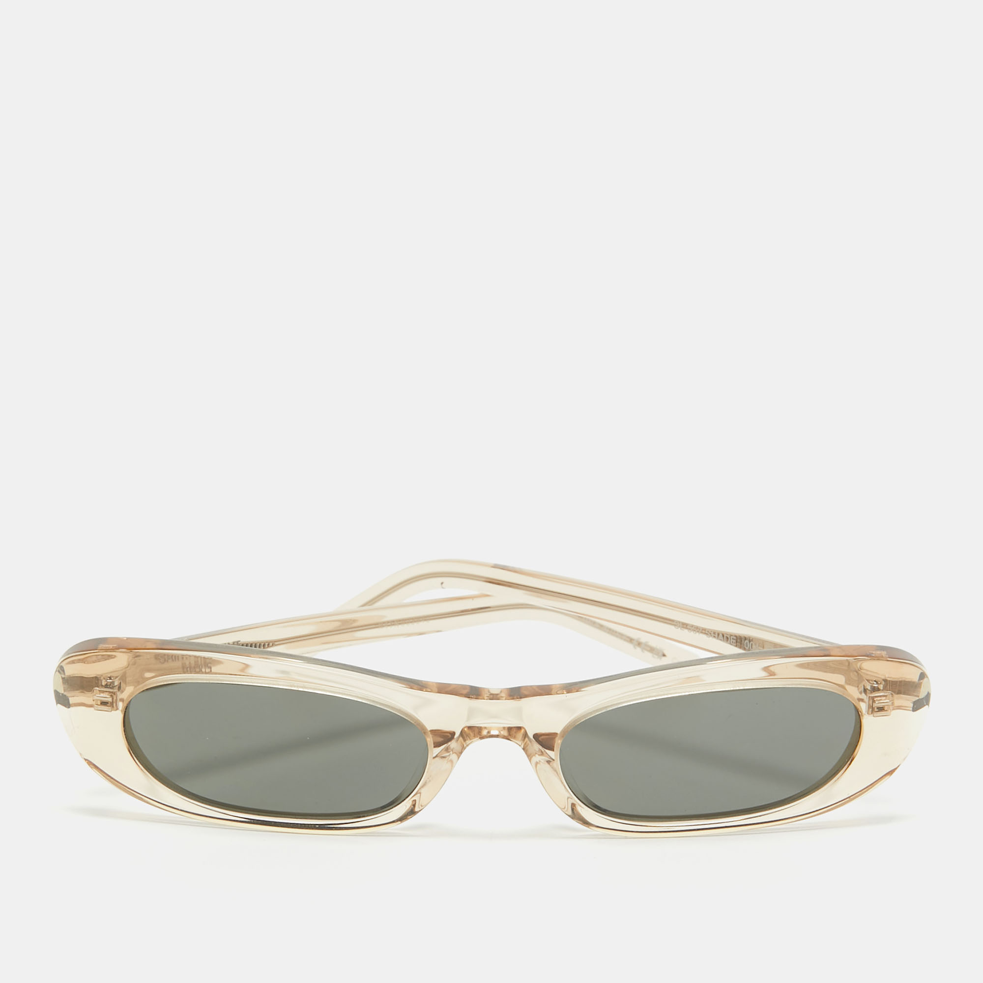 

Saint Laurent Black/Beige SL557 Oval Sunglasses