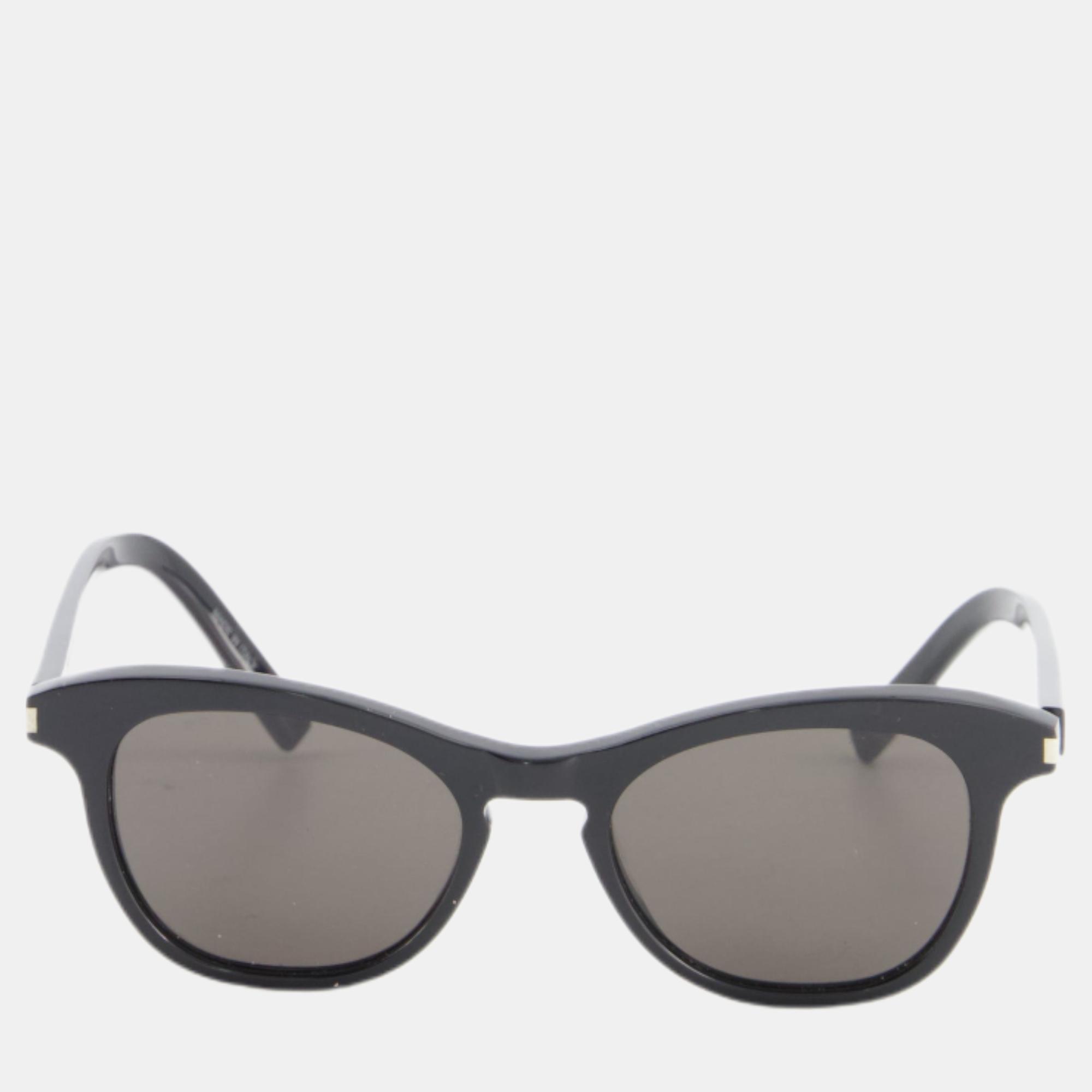 

Saint Laurent Black Square Acetate Sunglasses