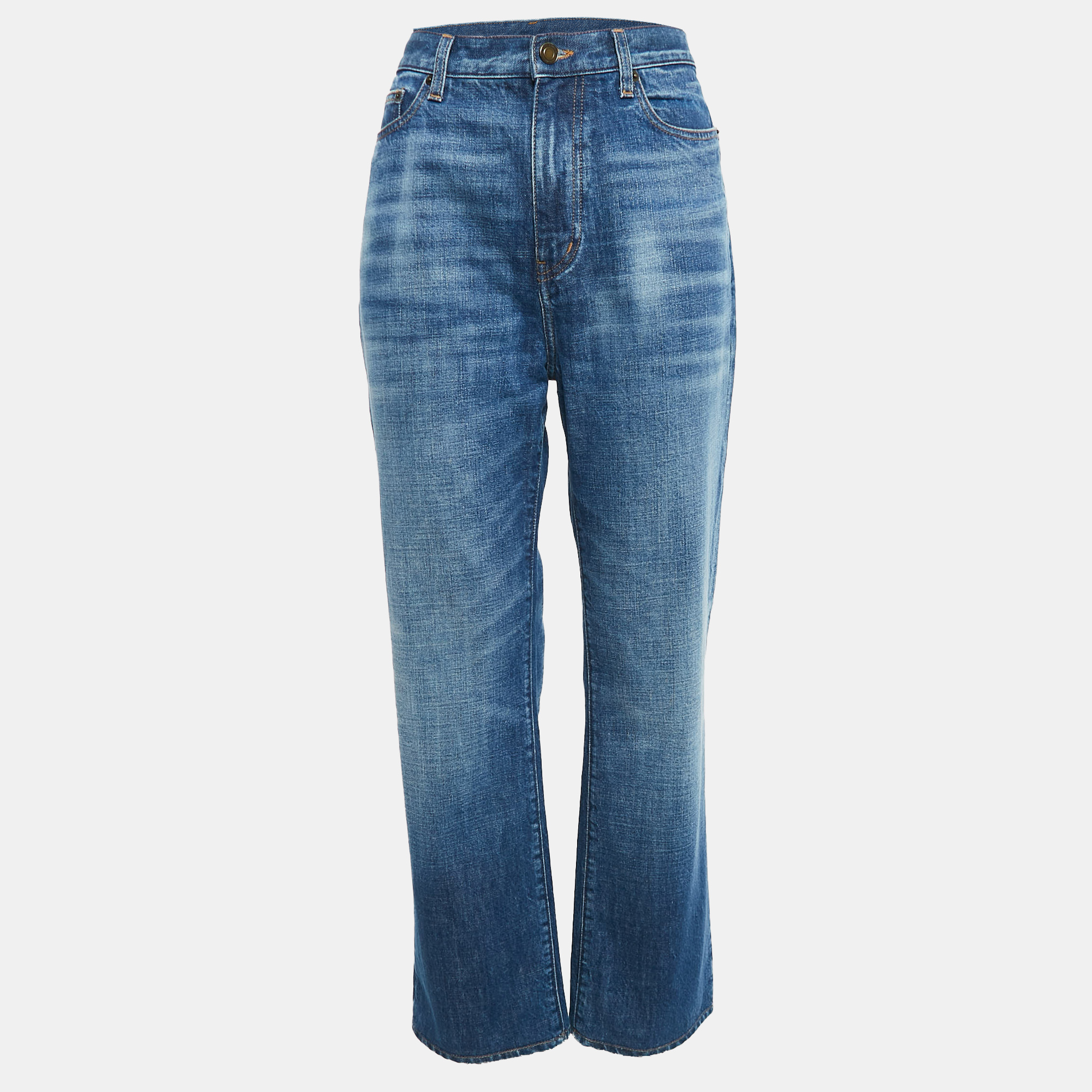 

Saint Laurent Blue Denim 90s High-Waist Jeans M Waist 30"