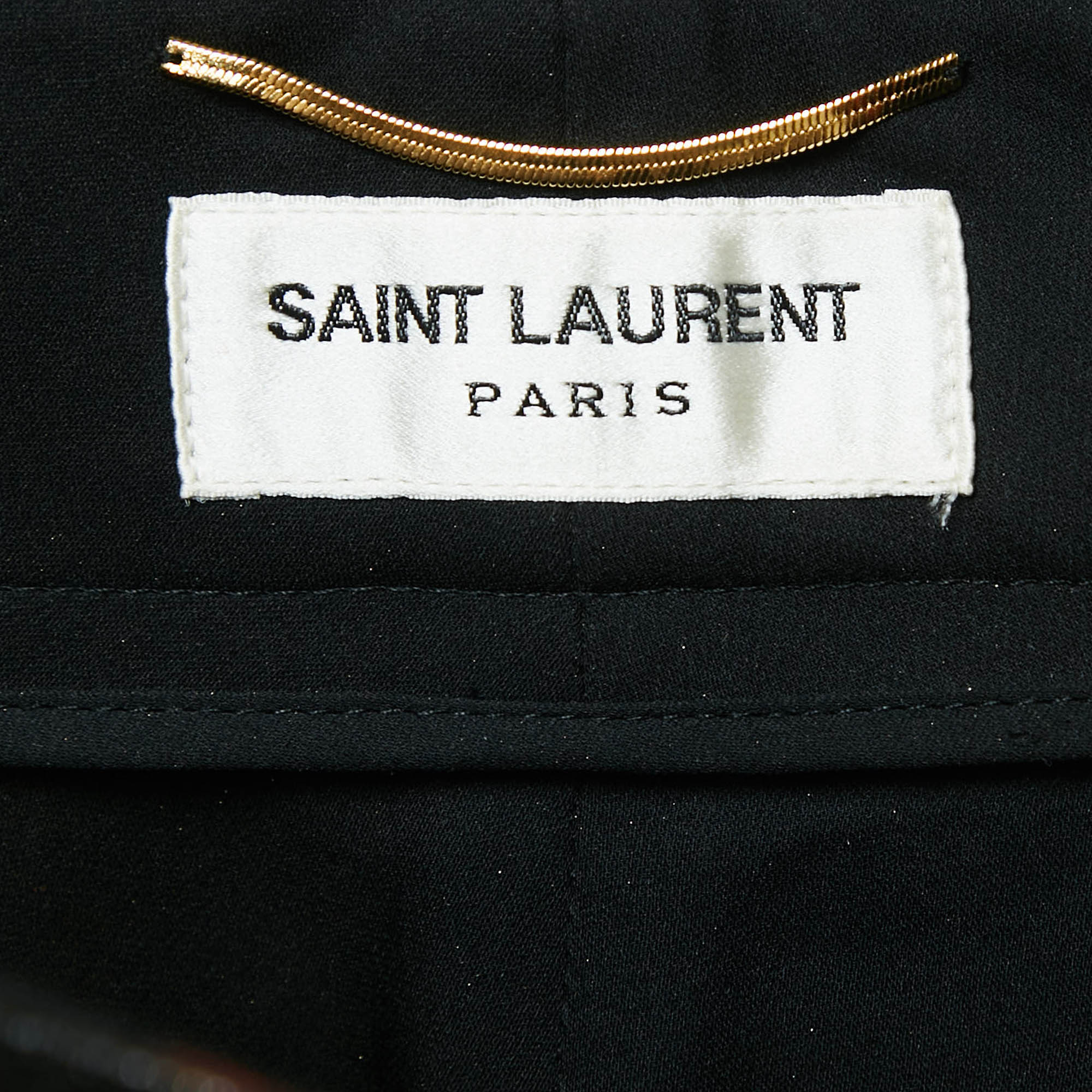 Saint Laurent Paris Multicolor Floral Brocade Pleated Shorts S 