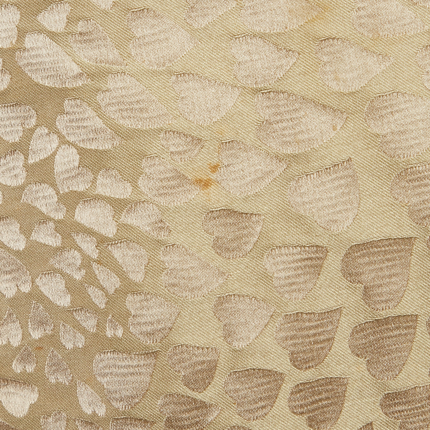 Saint Laurent Vintage Beige Jacquard Short Skirt M 