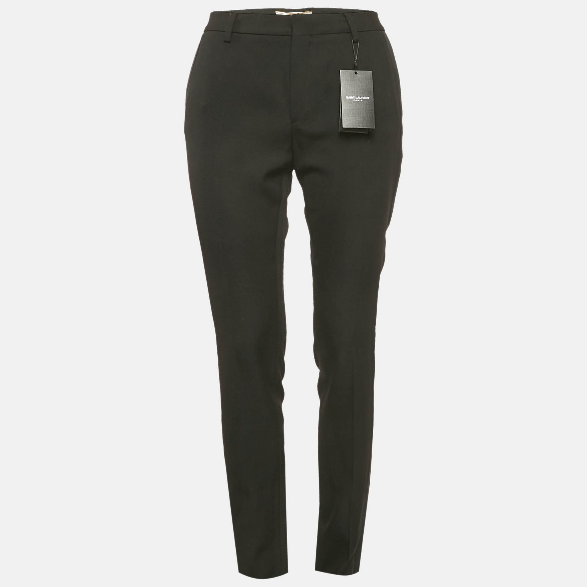 

Saint Laurent Paris Black Wool Trousers M