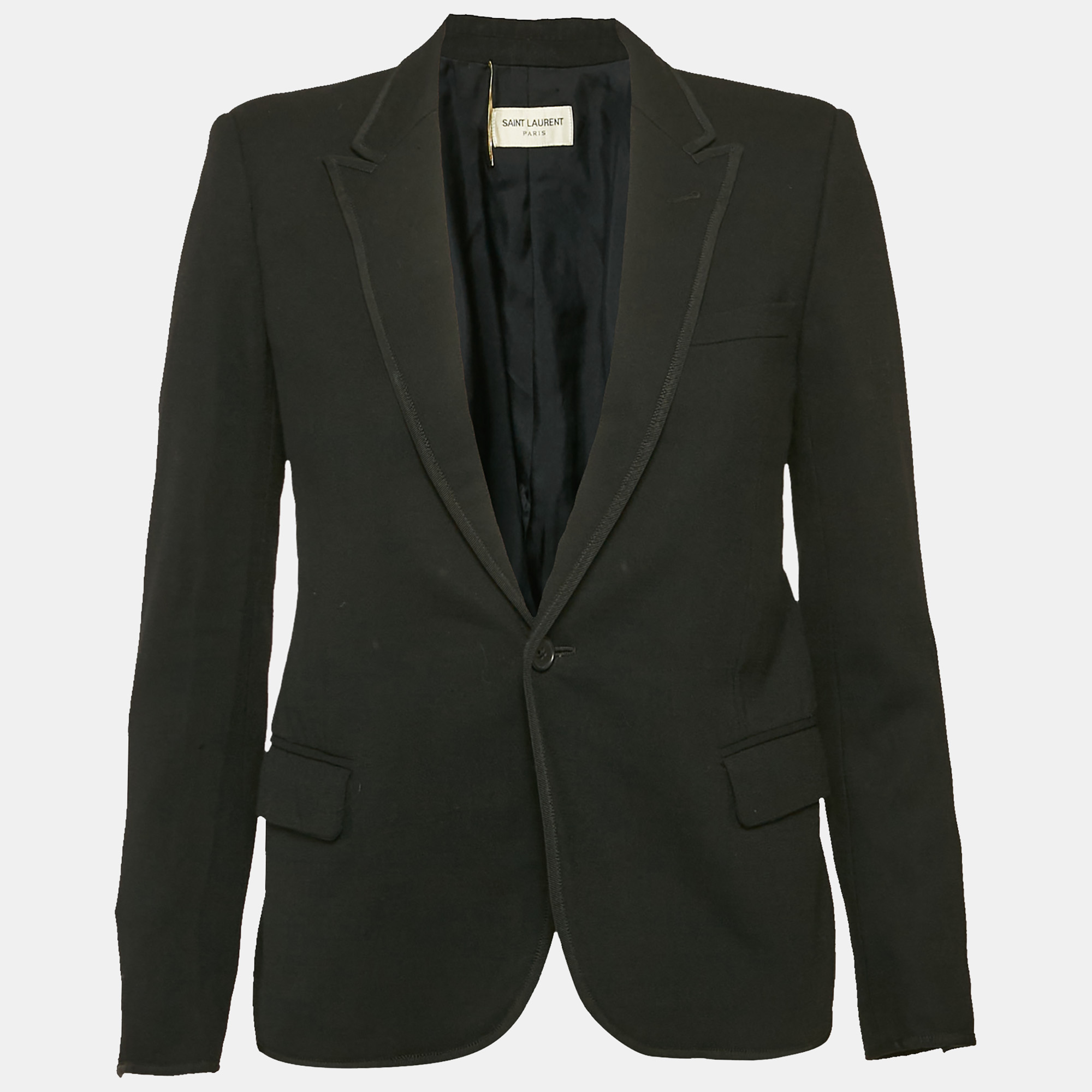 

Saint Laurent Black Wool Tailored Blazer S