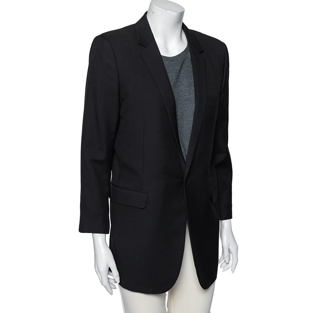 

Saint Laurent Black Wool Single Breasted Blazer