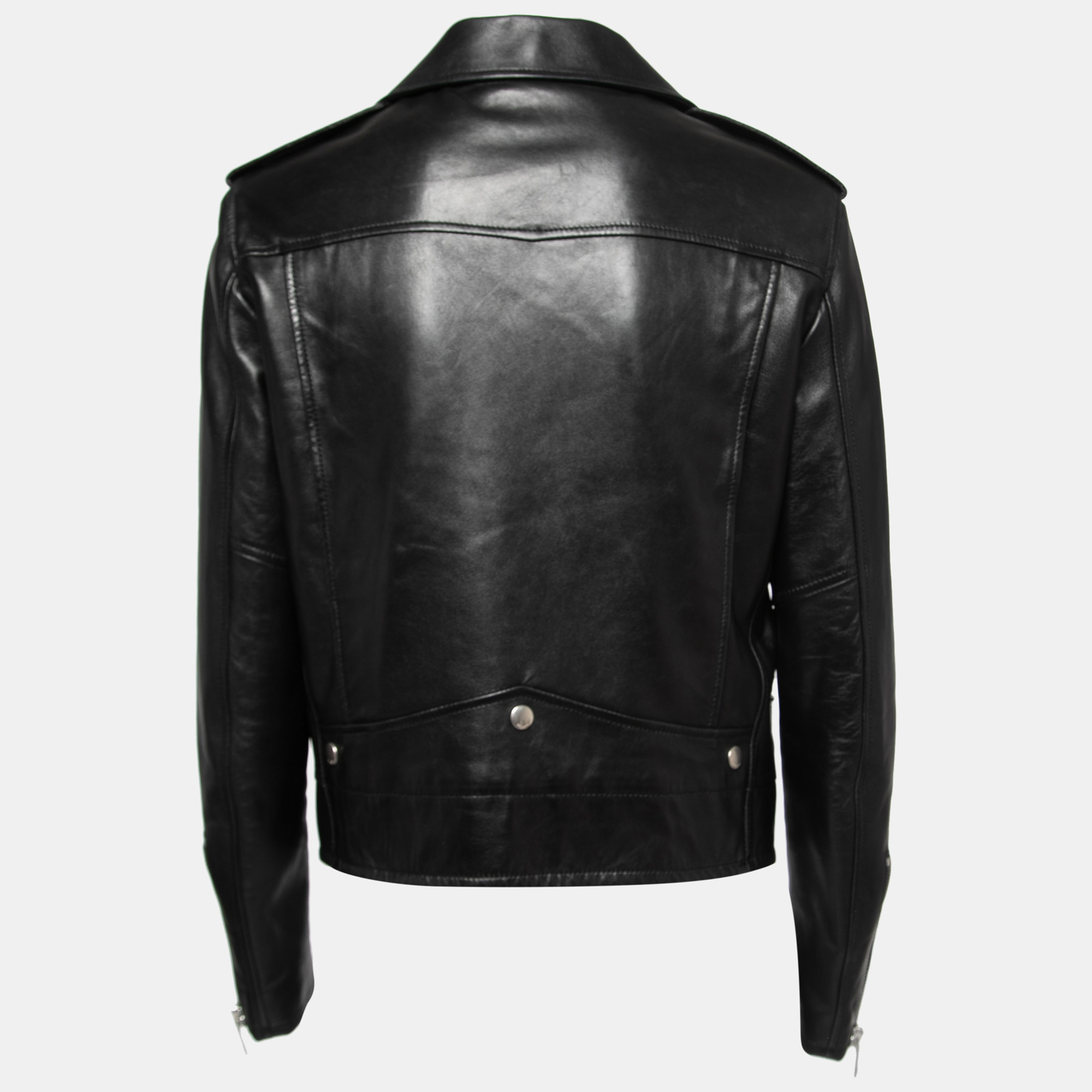 

Saint Laurent Black Leather Biker Jacket