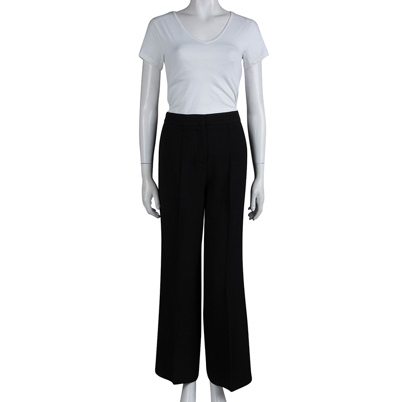 

Saint Laurent Paris Black Wide Leg Pants