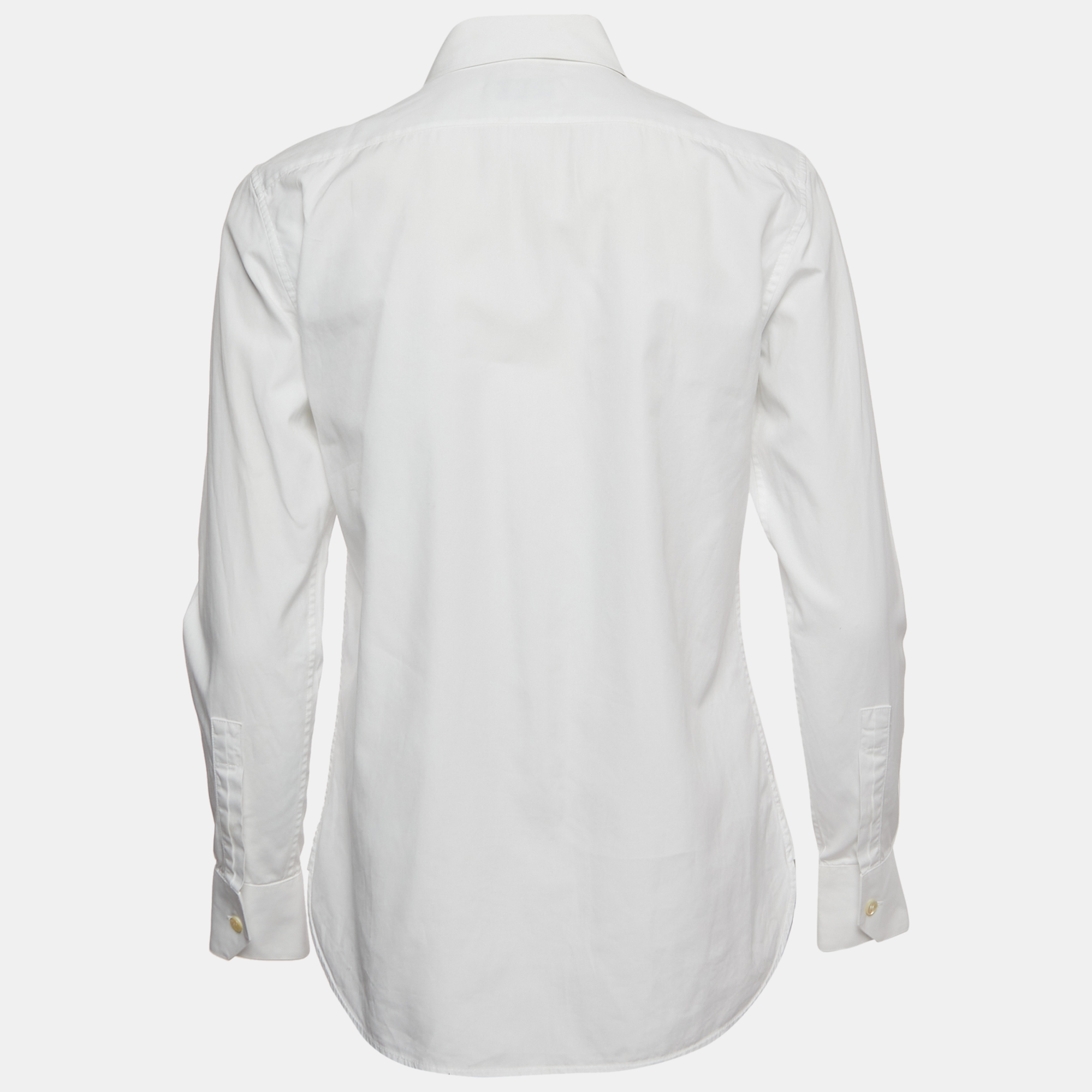

Saint Laurent White Cotton Button Front Shirt