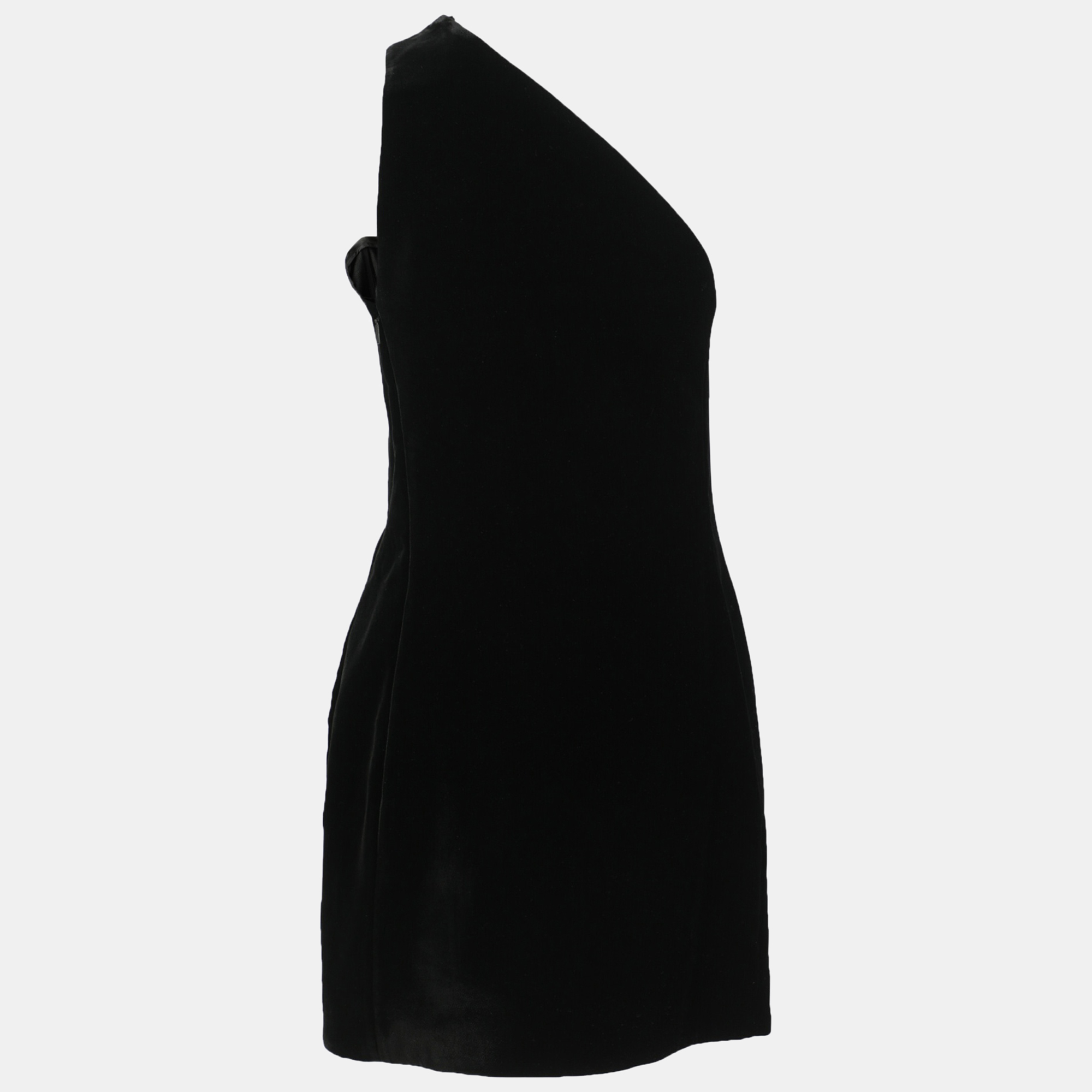 

Saint Laurent Women's Synthetic Fibers Midi Dress - Black