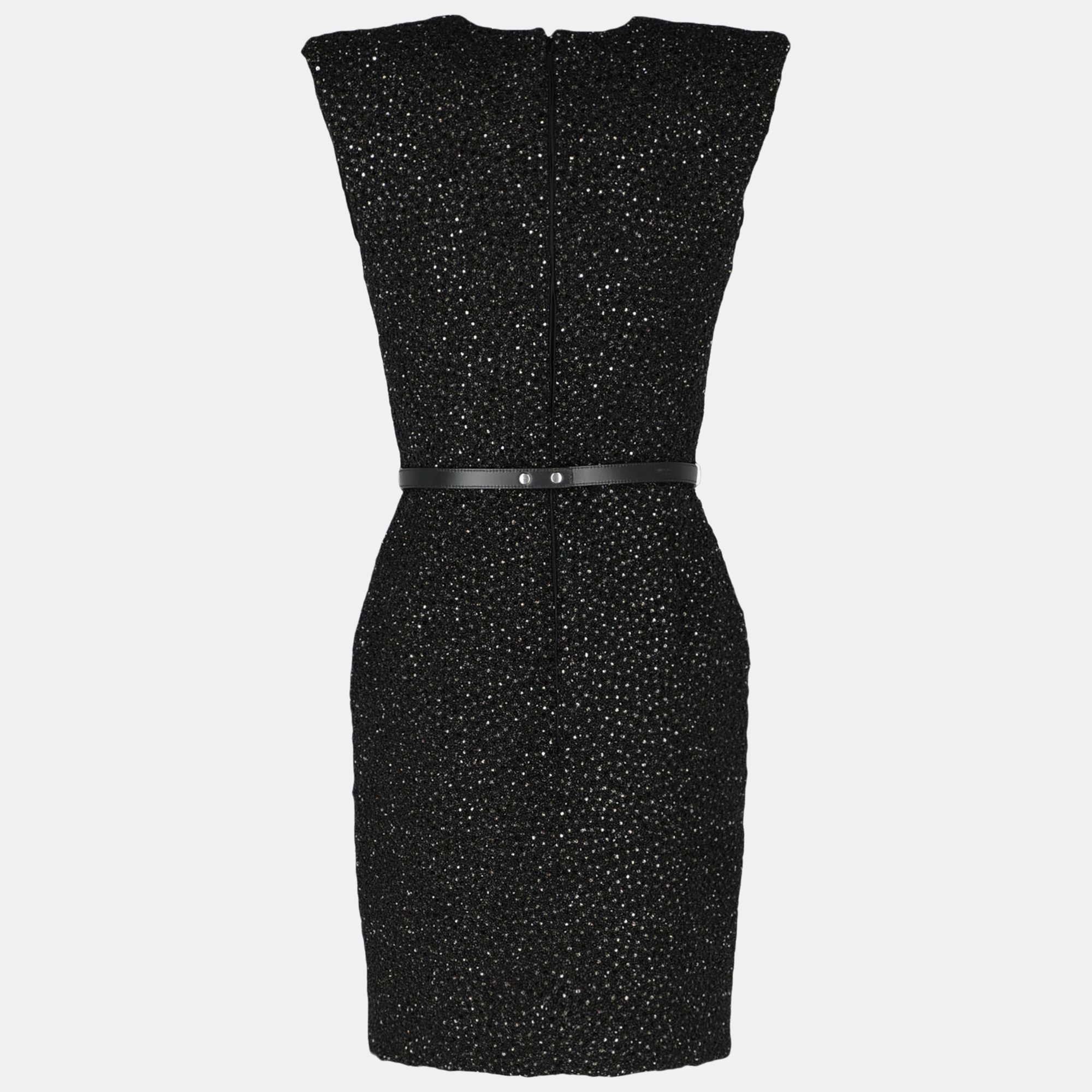 

Saint Laurent Women' Synthetic Fibers Midi Dress - Black