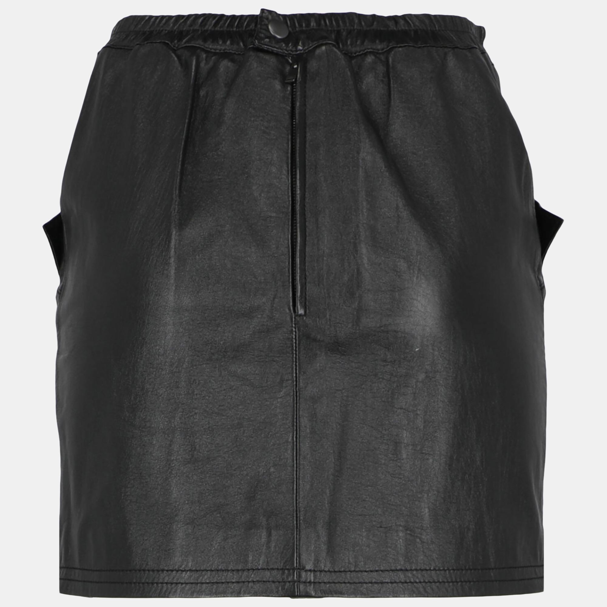 

Saint Laurent Women' Leather Mini Skirt - Black