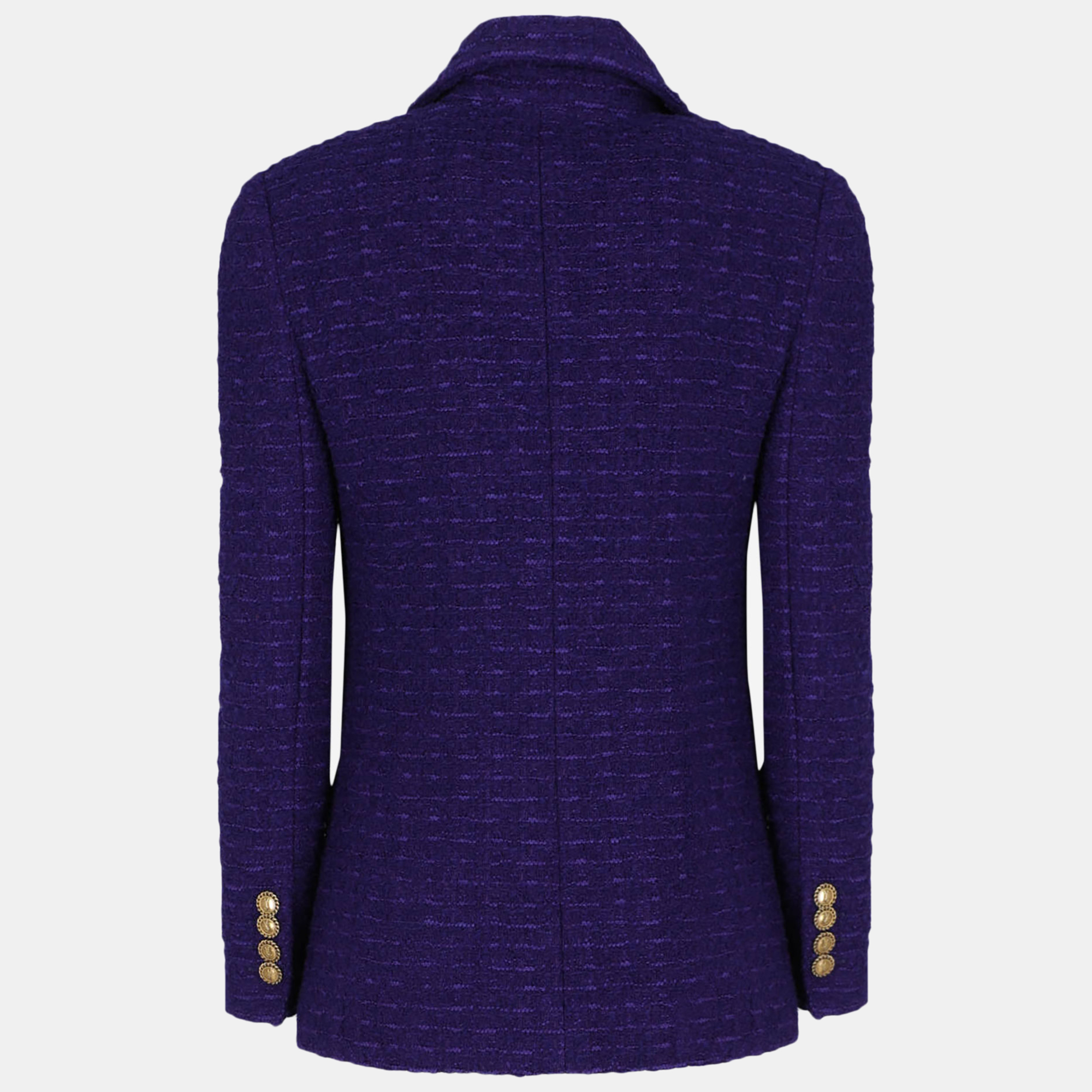 

Saint Laurent Women' Wool Blazer - Purple