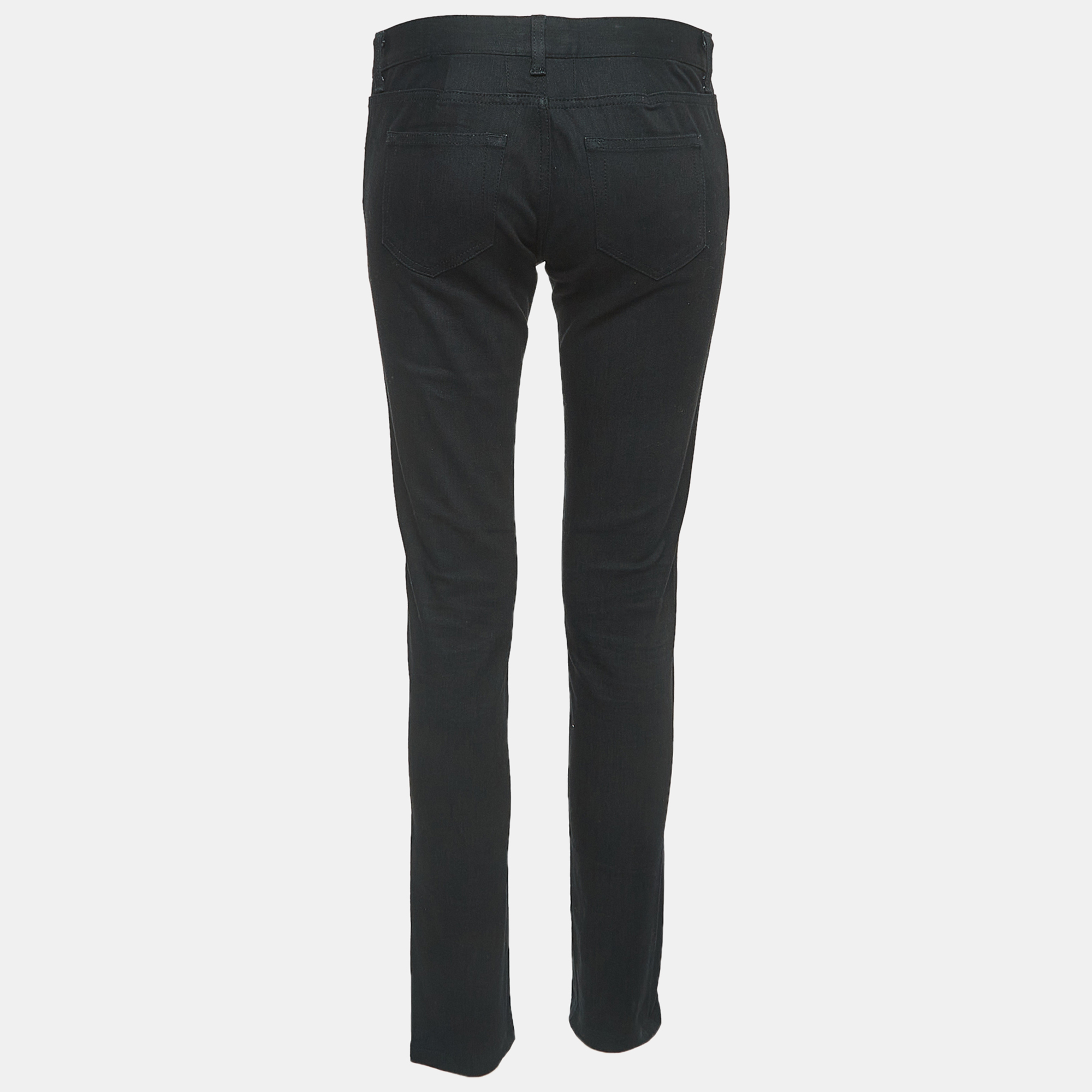 

Saint Laurent Paris Black Denim Skinny Jeans  Waist 30