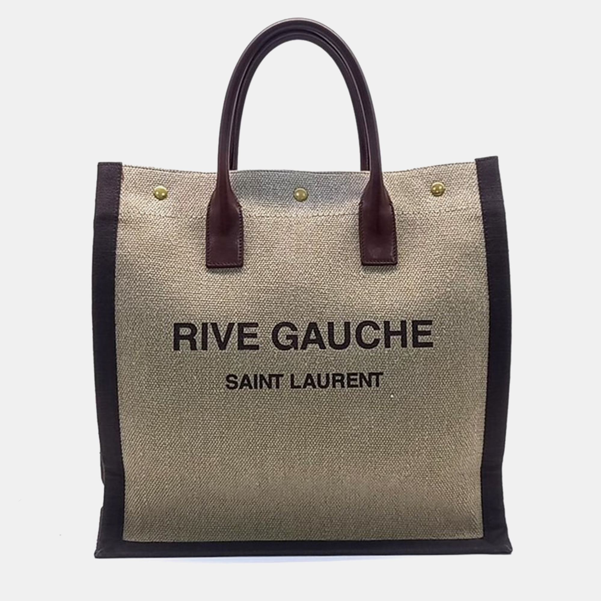 

Saint Laurent Rive Gauche Tote Bag, Beige