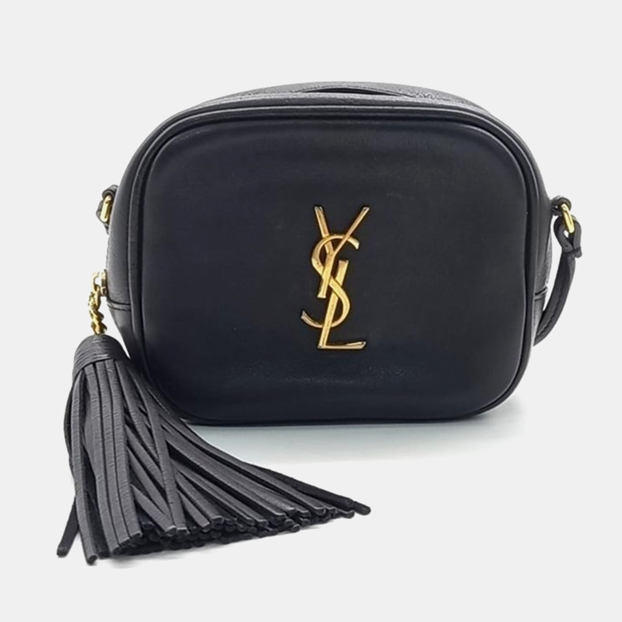 

Saint Laurent Mini Cross Bag, Black