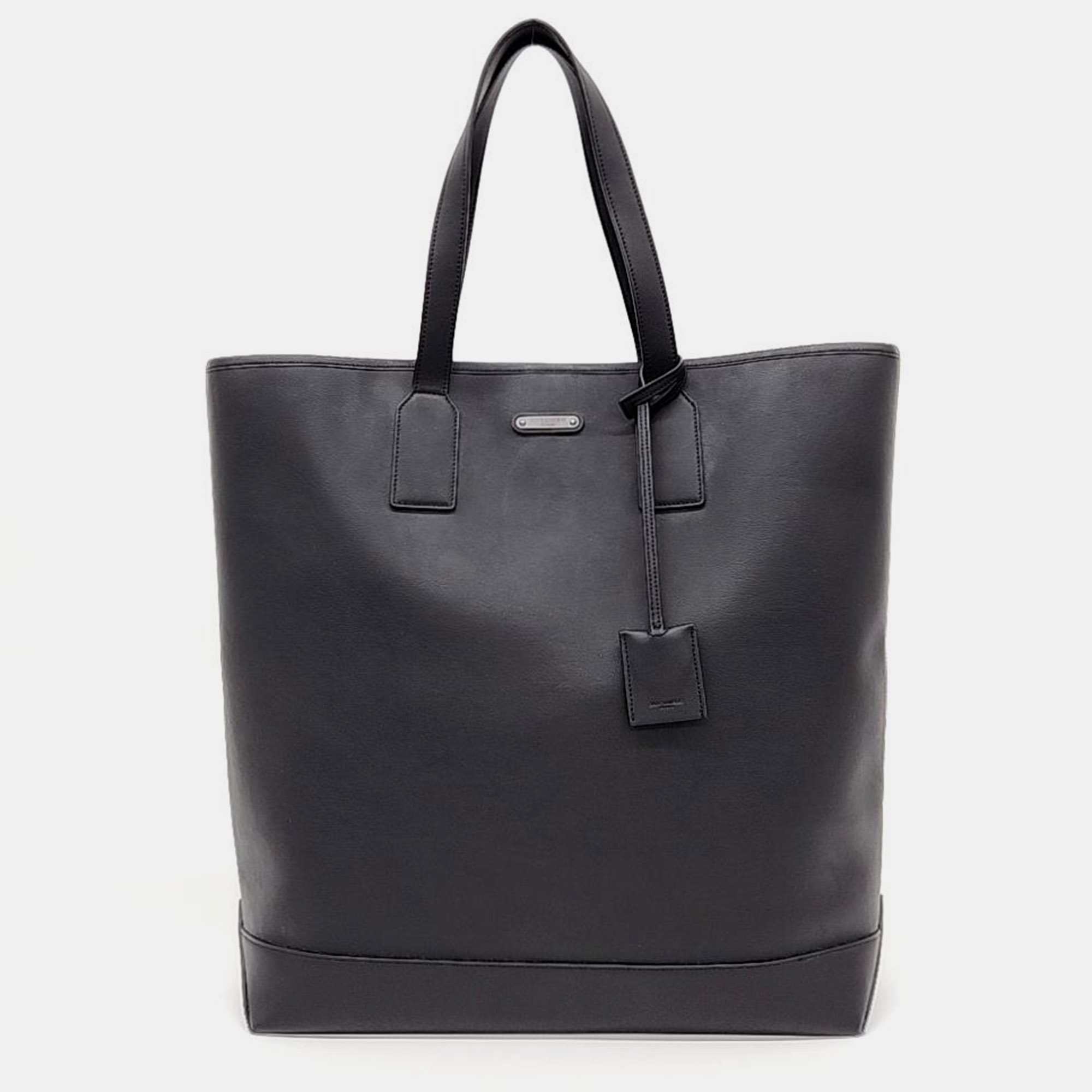 

Saint Laurent Black Leather Bold Shopper Bag