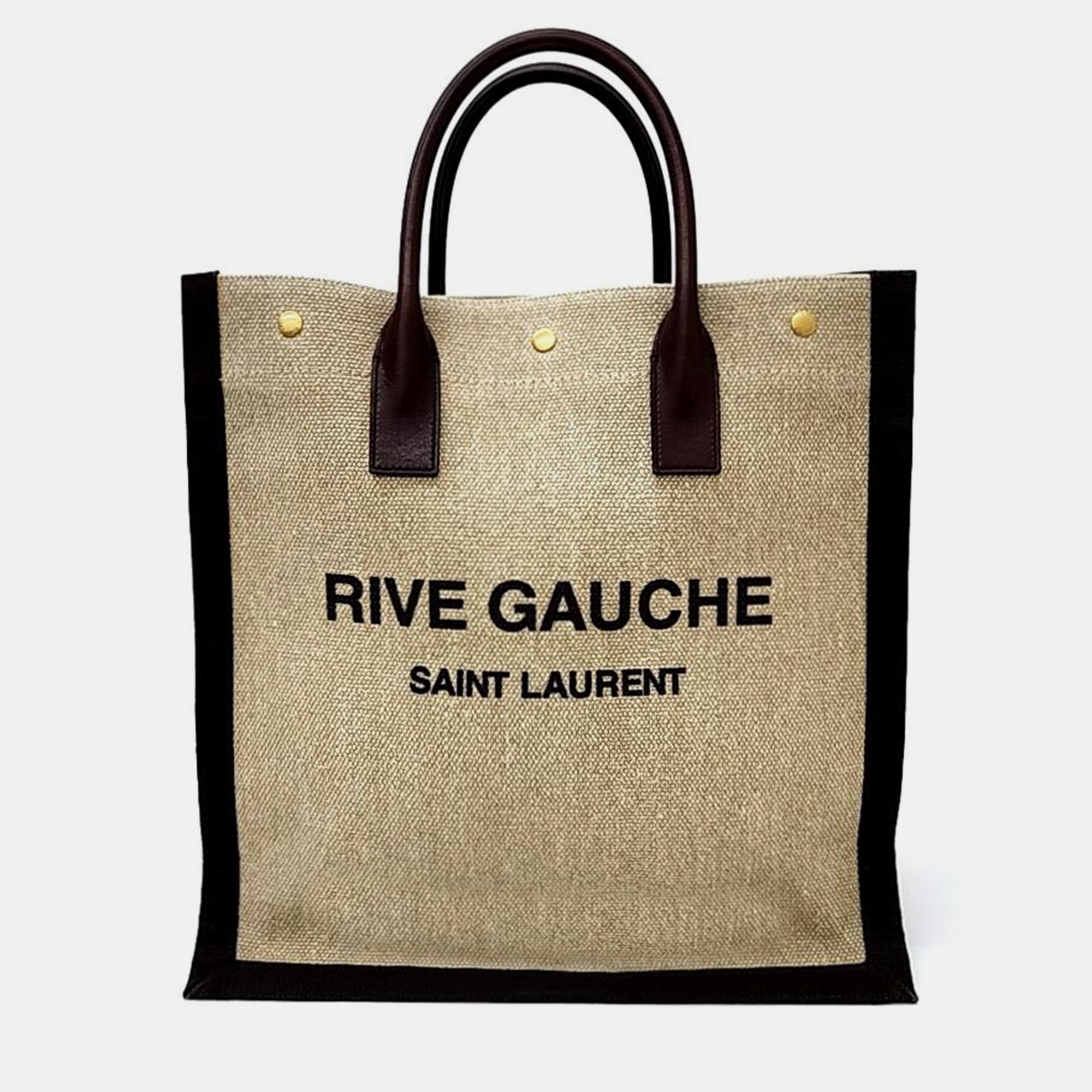 

Saint Laurent Rive Gauche Tote Bag, Beige