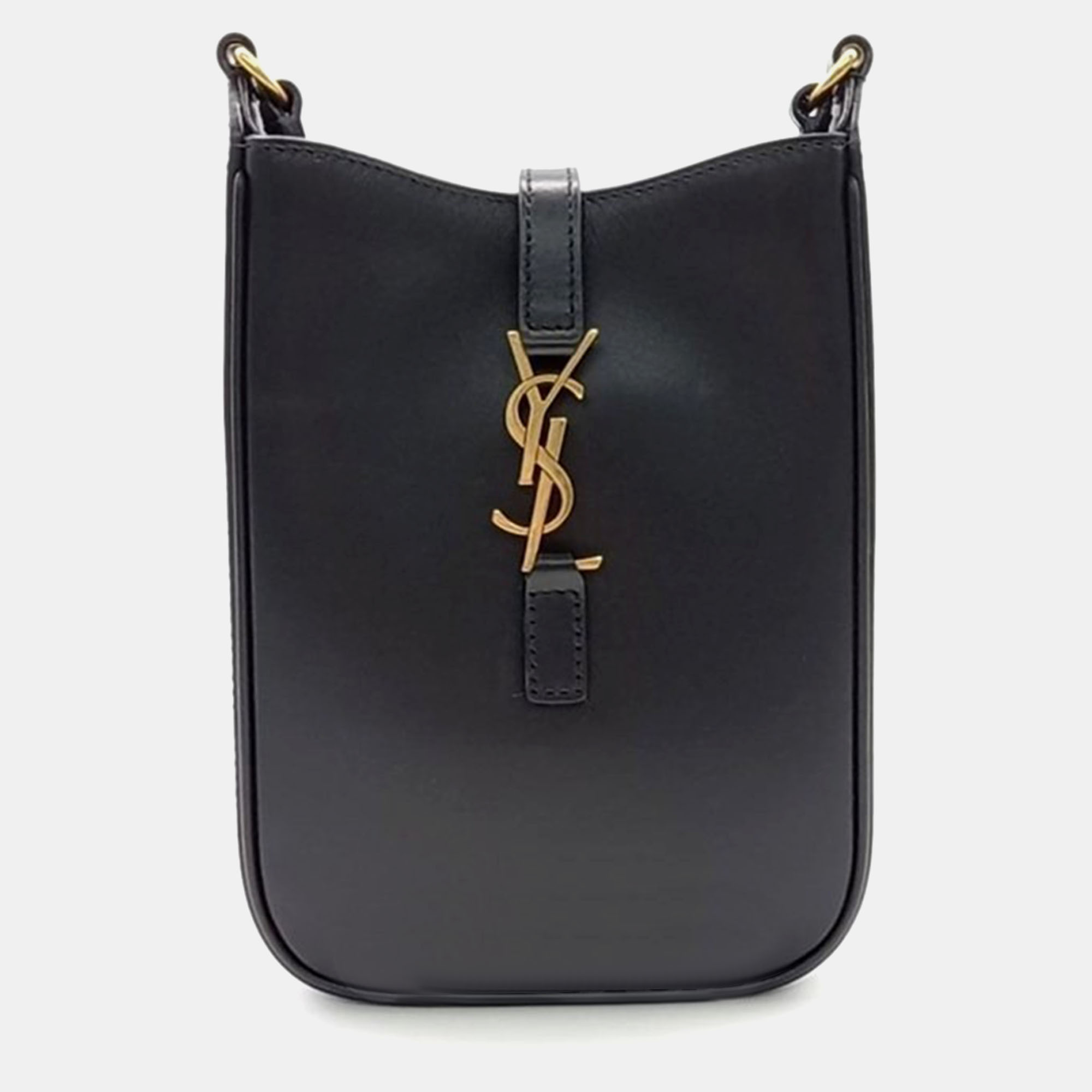 

Saint Laurent Vertical Mini Crossbody Bag, Black