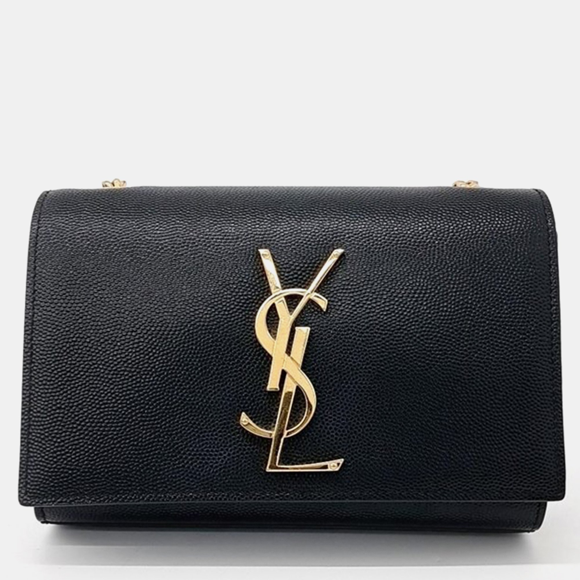 

Saint Laurent Cassandra Mini Crossbody Bag, Black