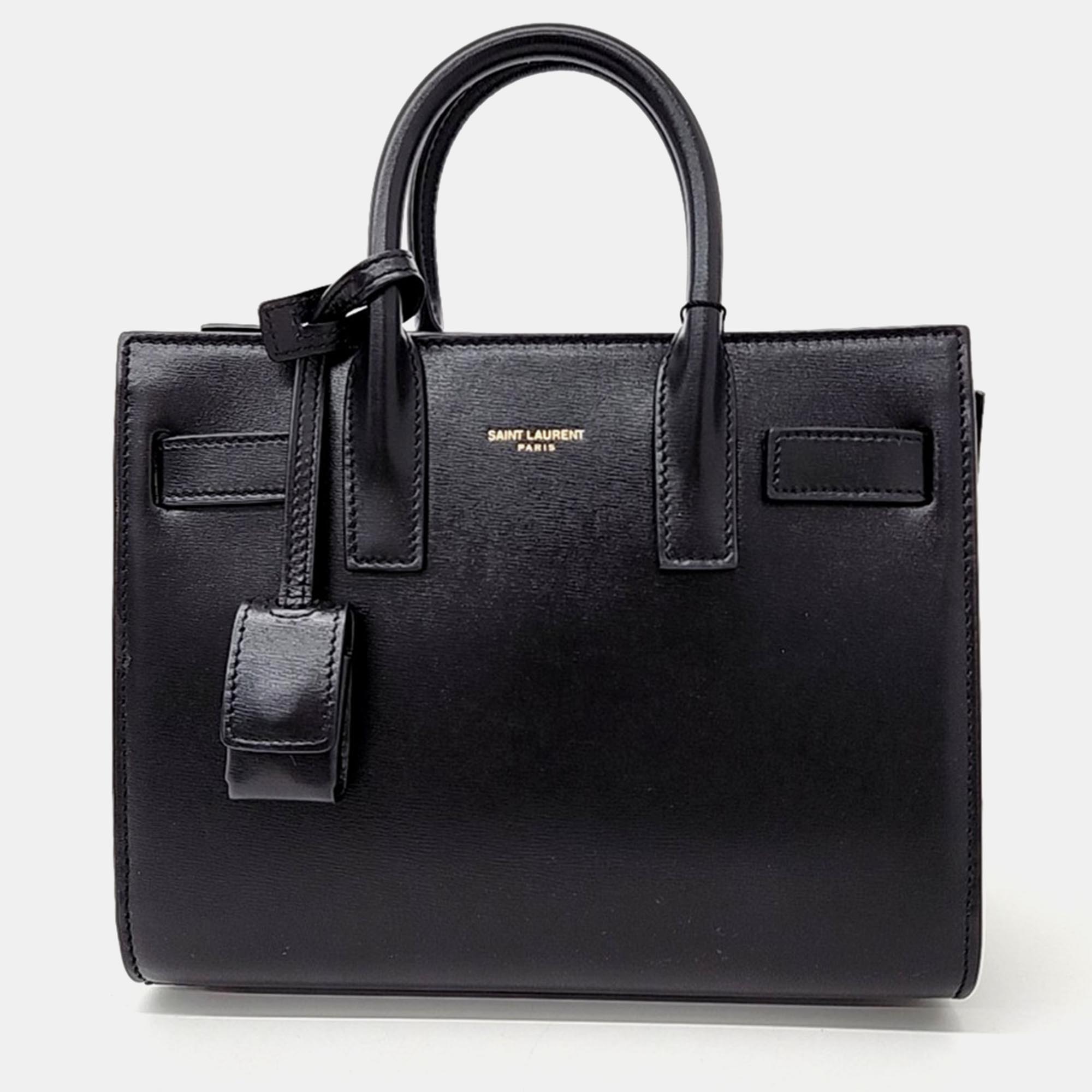 

Saint Laurent Sac de Jour Nano bag, Black