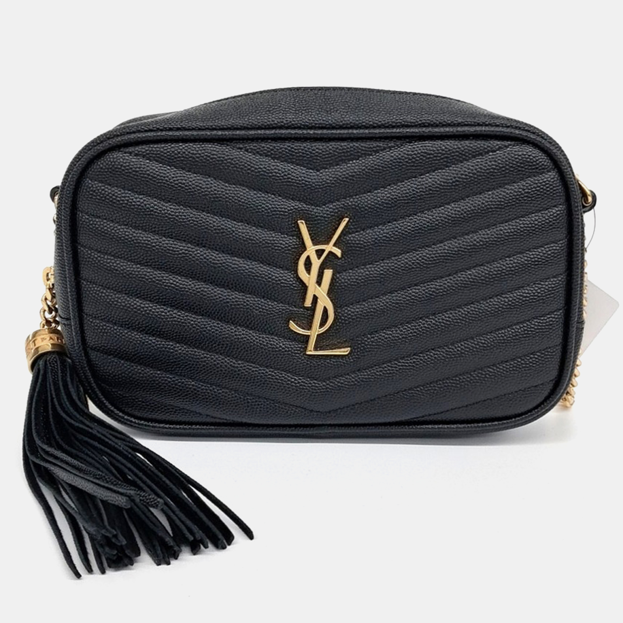 

Saint Laurent Roux Camera Bag, Black