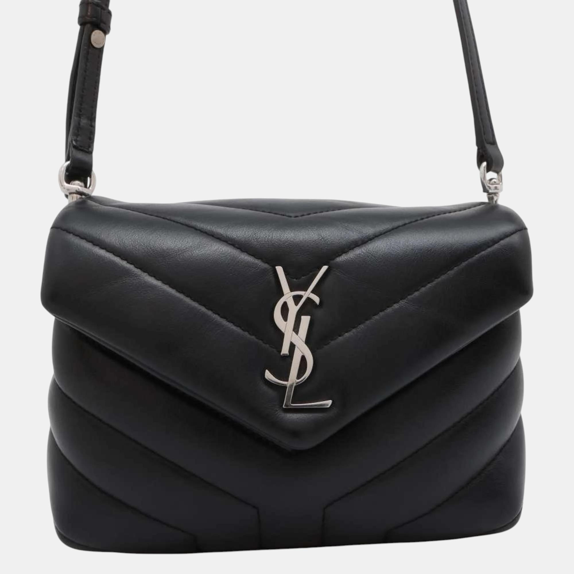 

Saint Laurent Black Lulu Toy Shoulder Bag