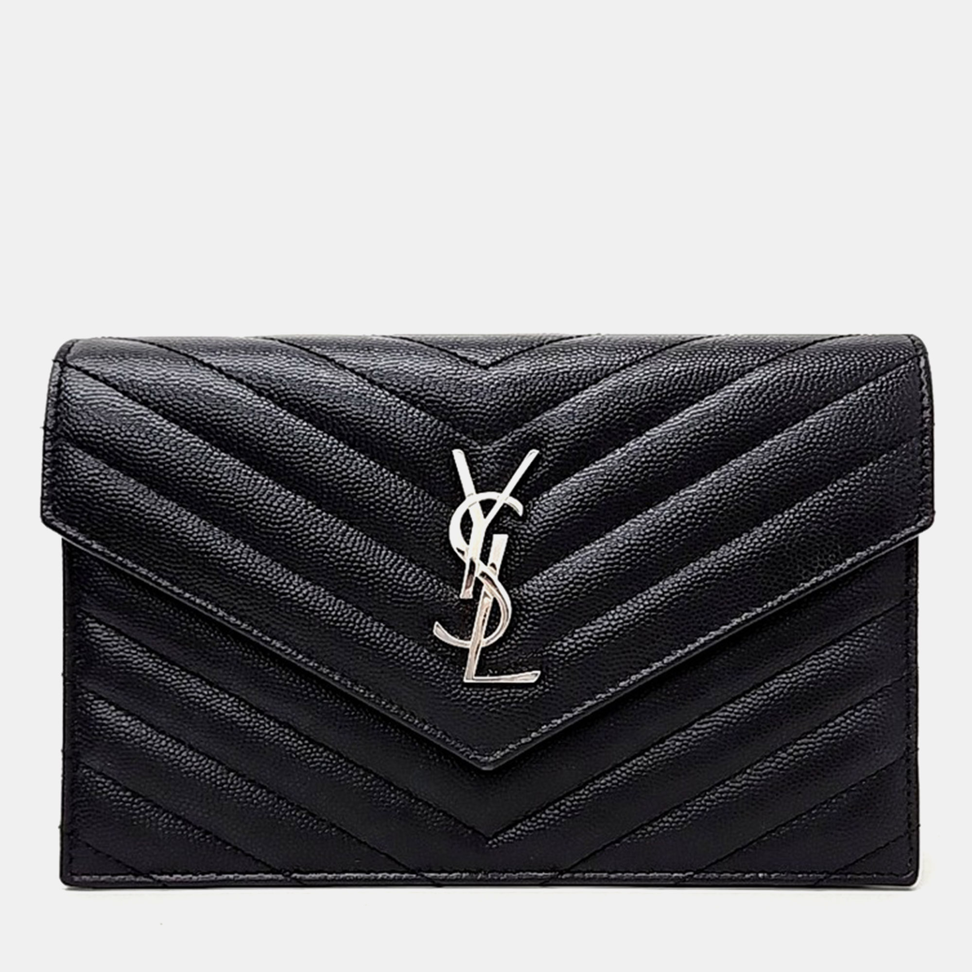 

Saint Laurent Paris Black Leather Saint Laurent Paris Cassandra Mini Crossbody Bag