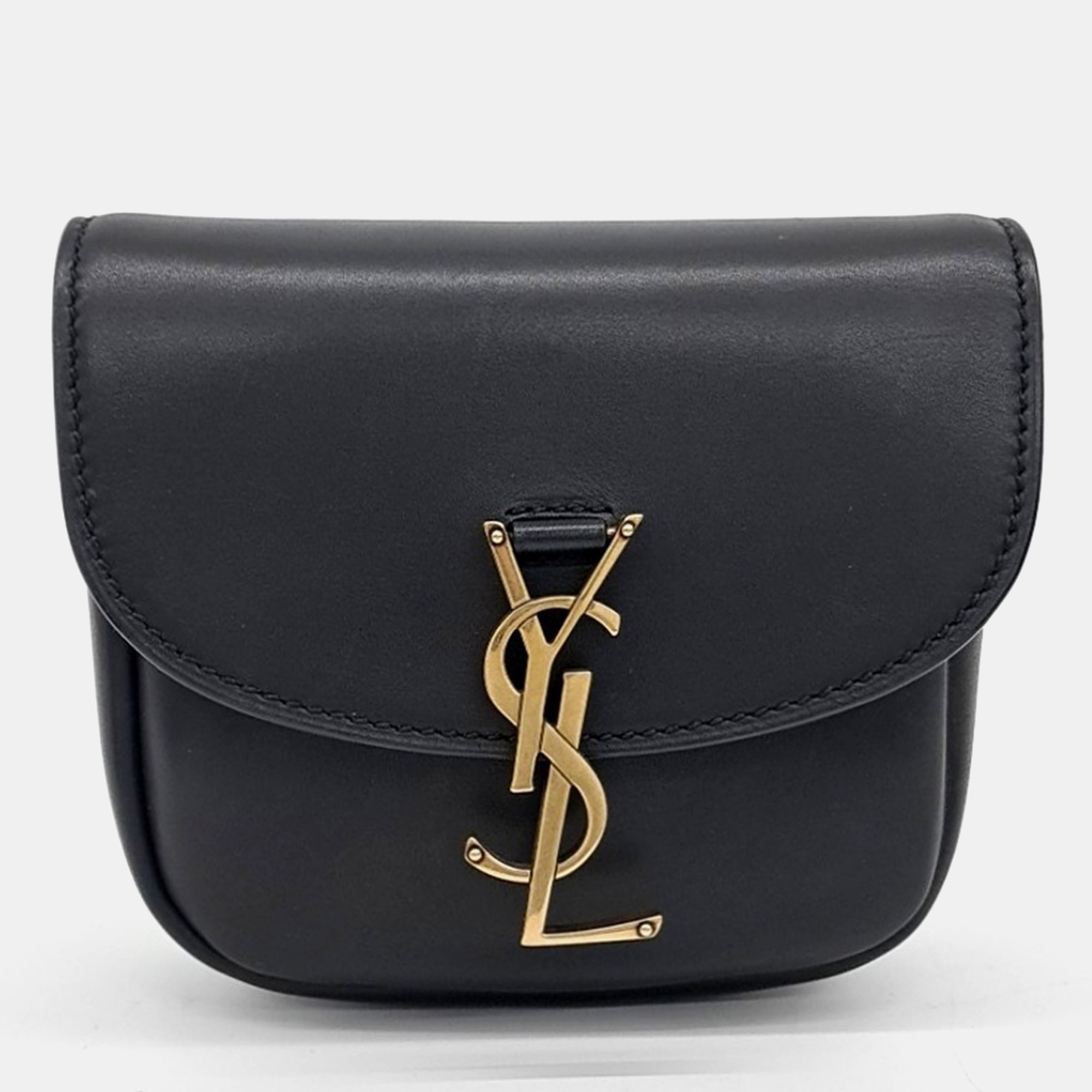 

Saint Laurent Paris Black Leather Saint Laurent Paris Kaia Mini Crossbody Bag