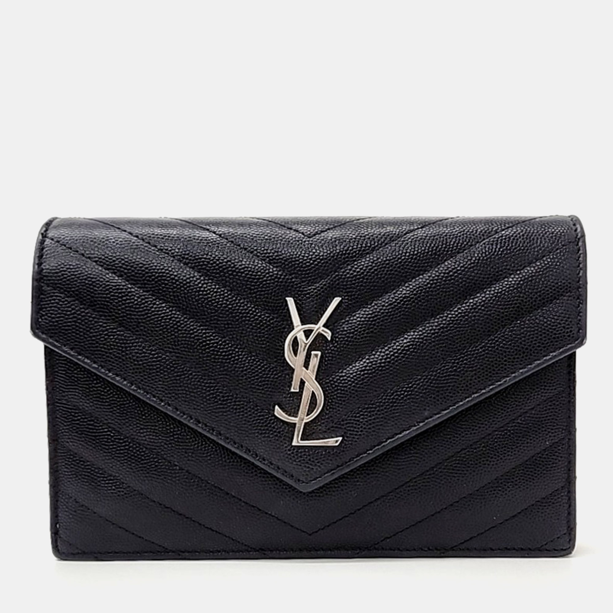 

Saint Laurent Paris Black Leather Saint Laurent Paris Cassandra Mini Crossbody Bag