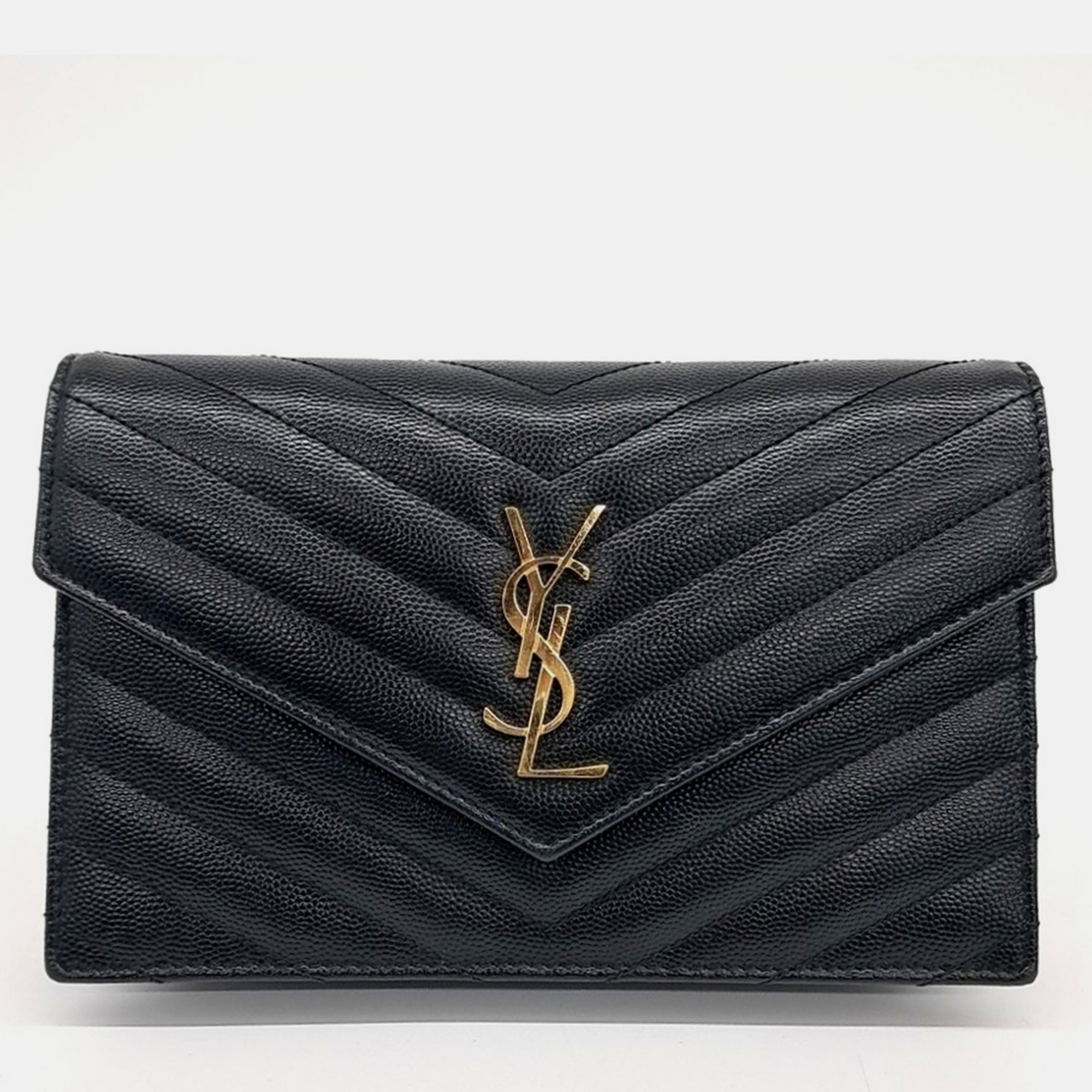 

Saint Laurent Paris Black Leather Cassandra Mini Crossbody Bag