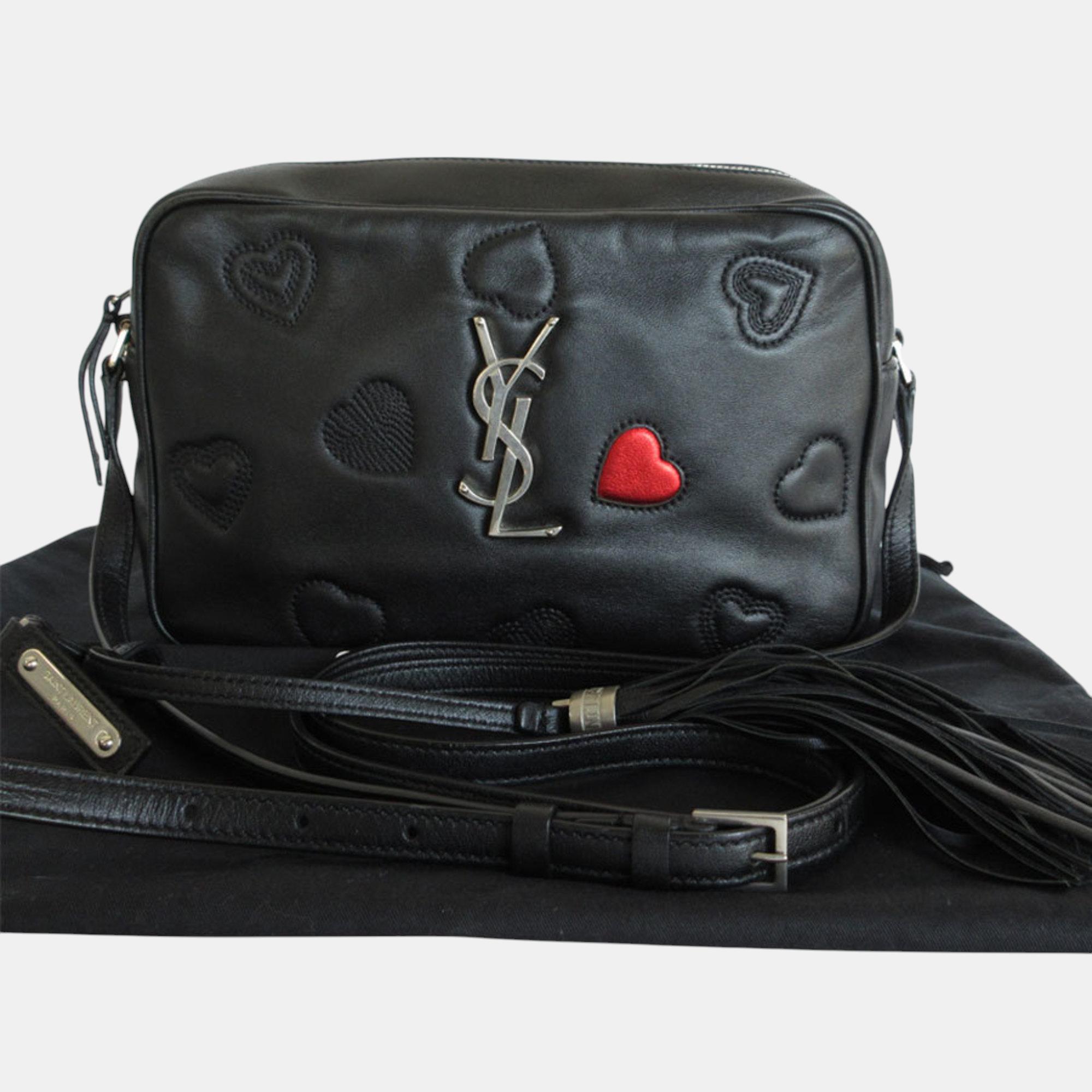 

Saint Laurent Black Leather Shoulder Bag