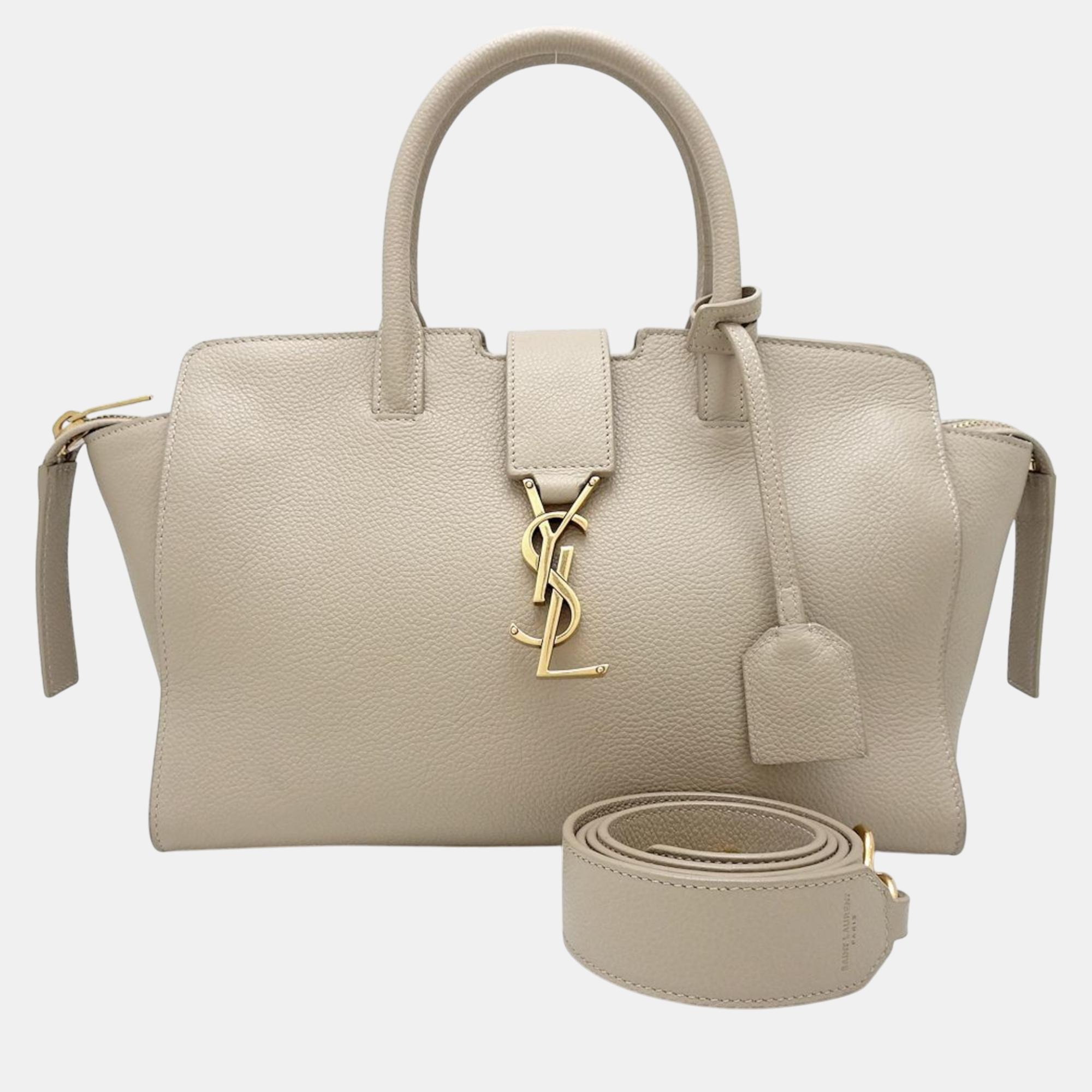 

Saint Laurent Paris Downtown Baby Bag Grain Leather Beige