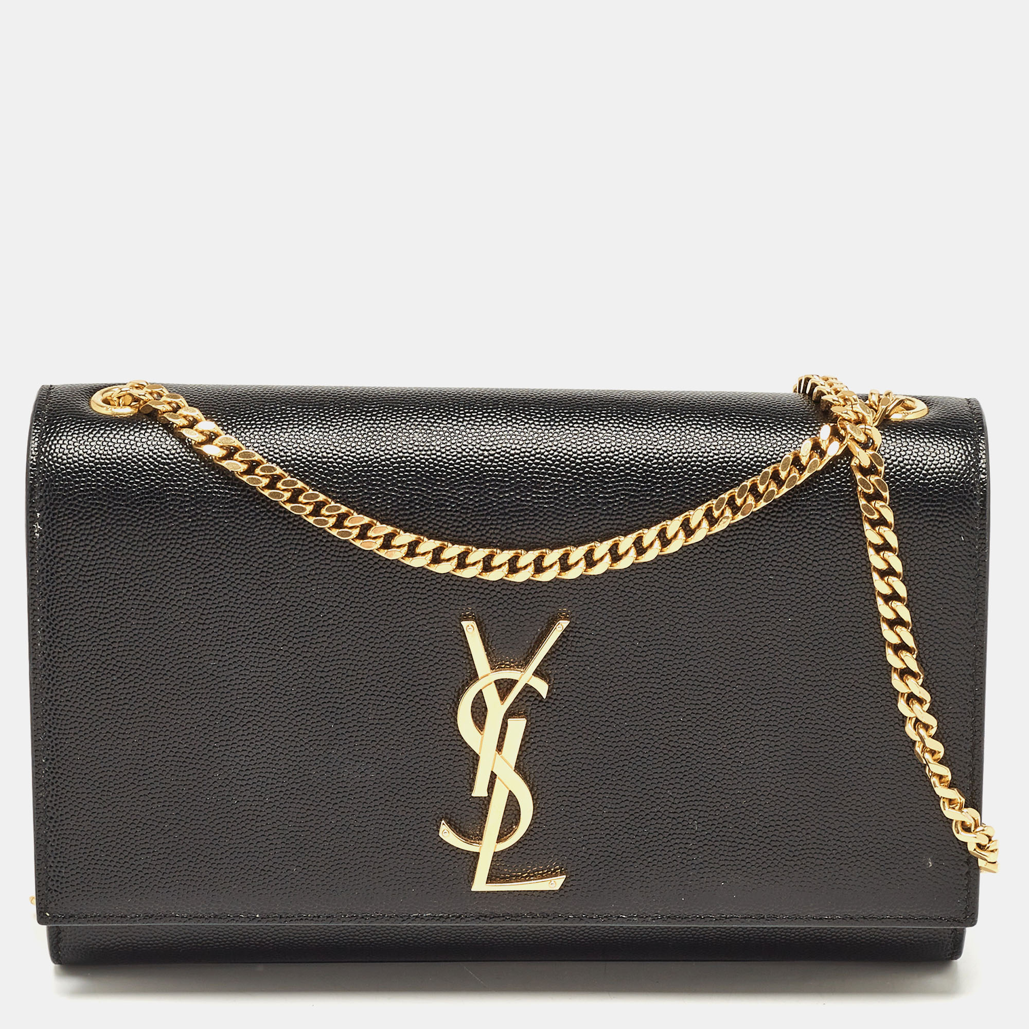 

Saint Laurent Black Leather  Kate Shoulder Bag