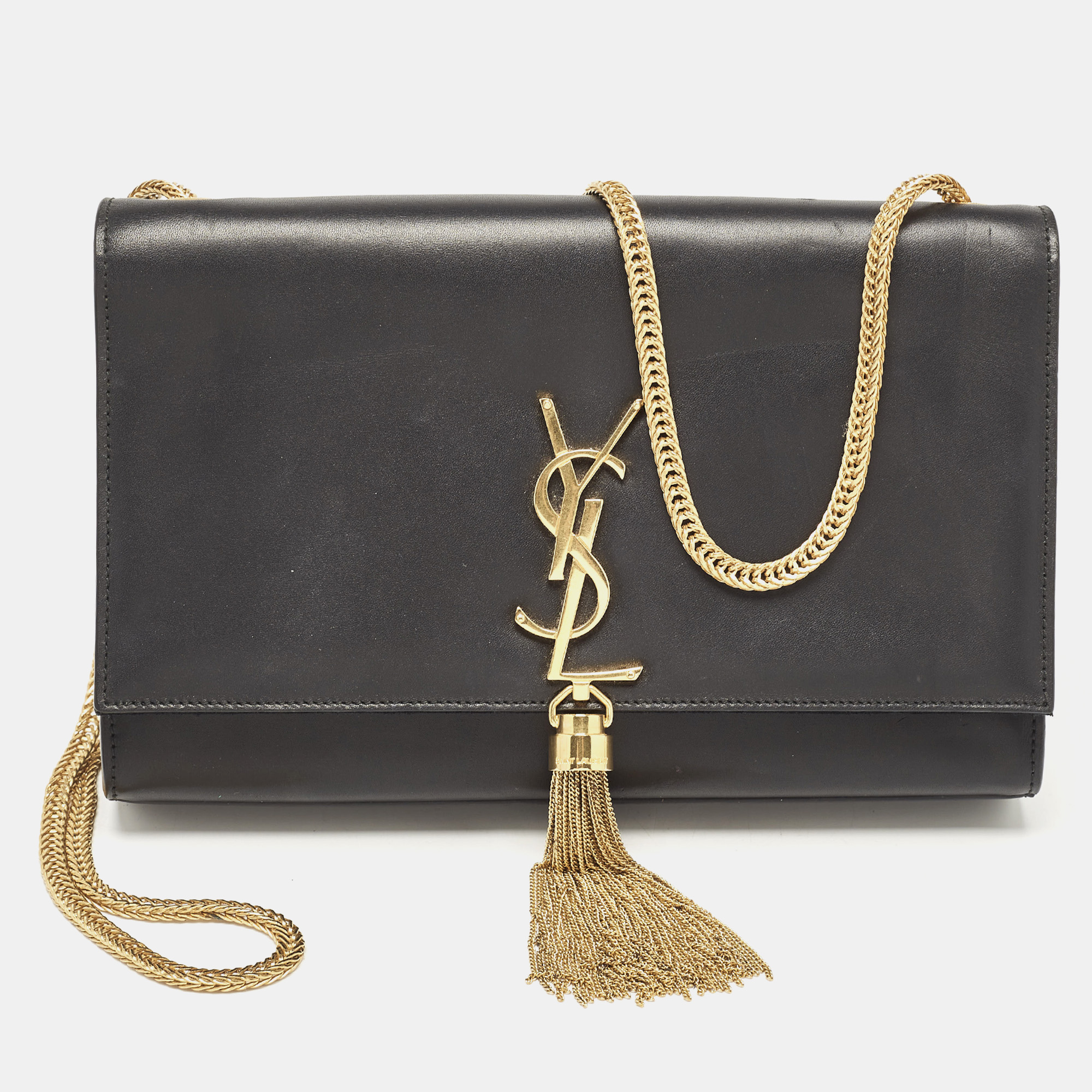 

Saint Laurent Black Leather  Kate Tassel Crossbody Bag