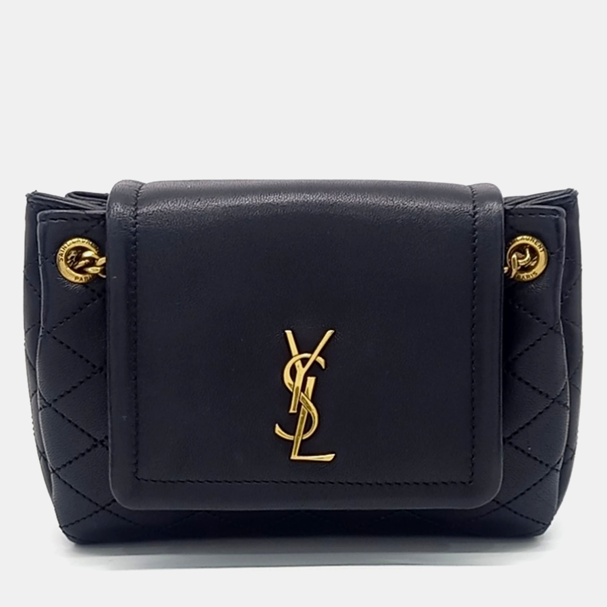 

Saint Laurent Paris Black Leather Norita Mini Crossbody Bag