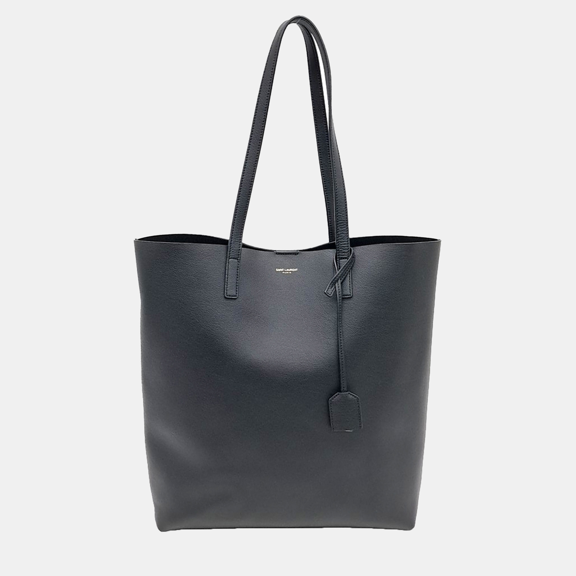 

Saint Laurent Paris Black Leather Shopper Bag