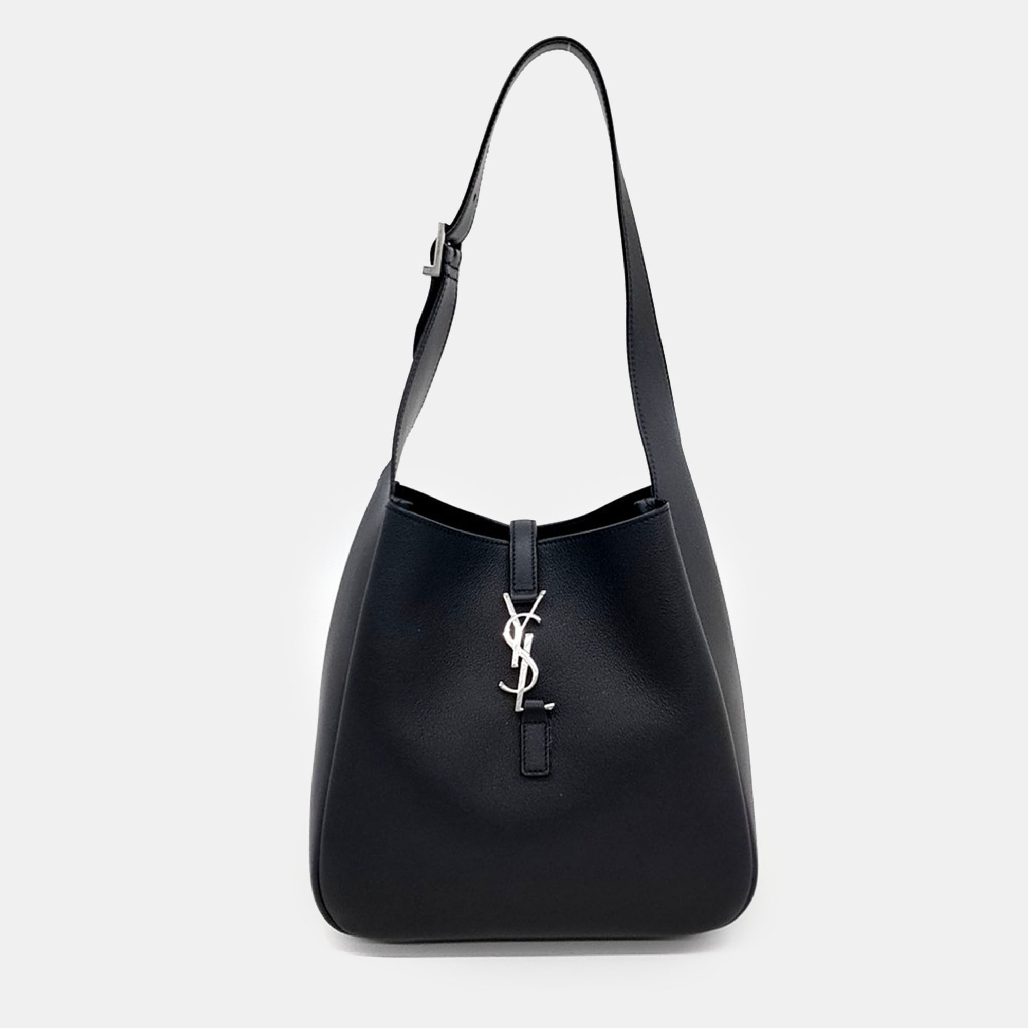 

Saint Laurent Paris Black Leather LE 5 A 7 Small Hobo Bag