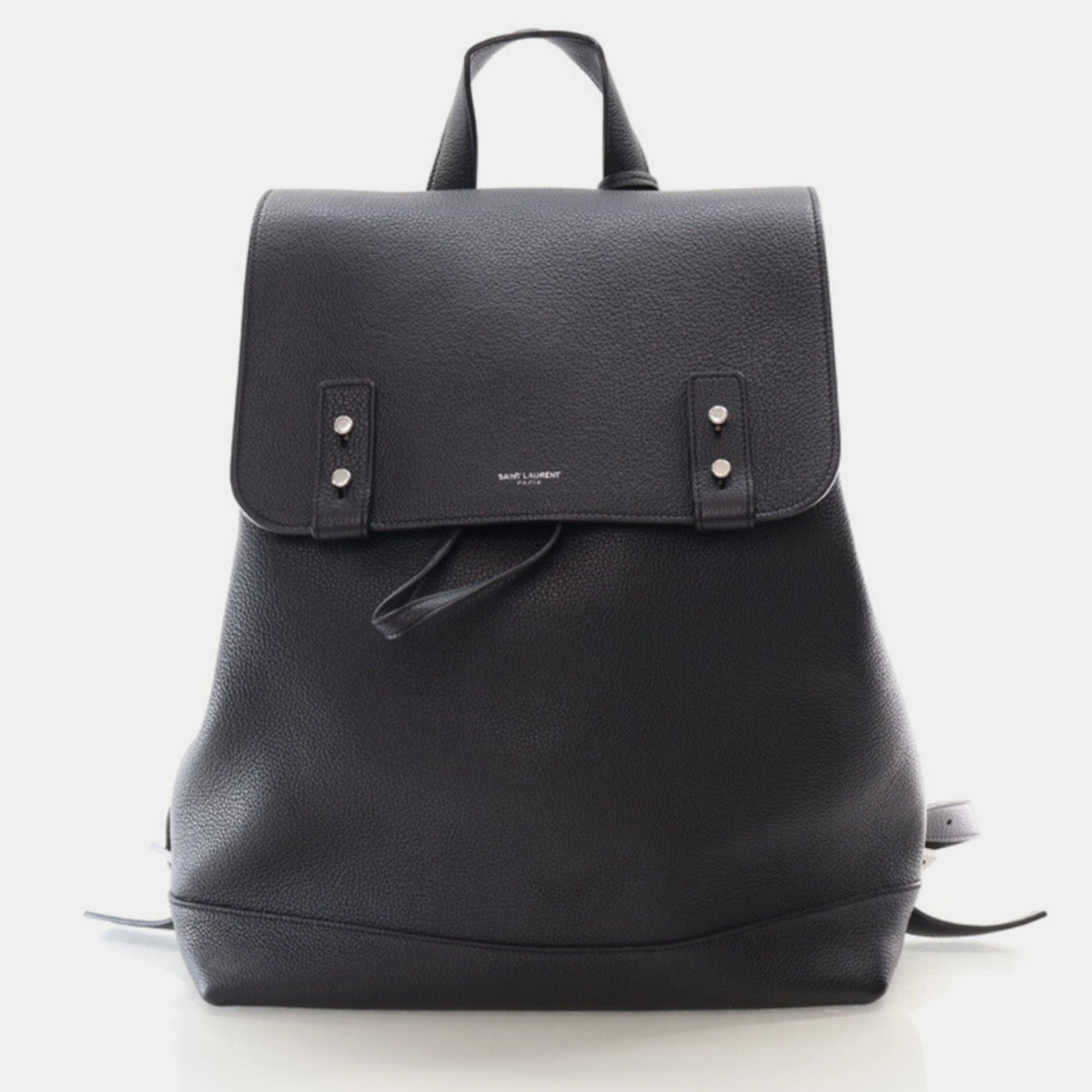 

Saint Laurent Paris Sac De Jour Souple Black Calfskin Leather Backpack
