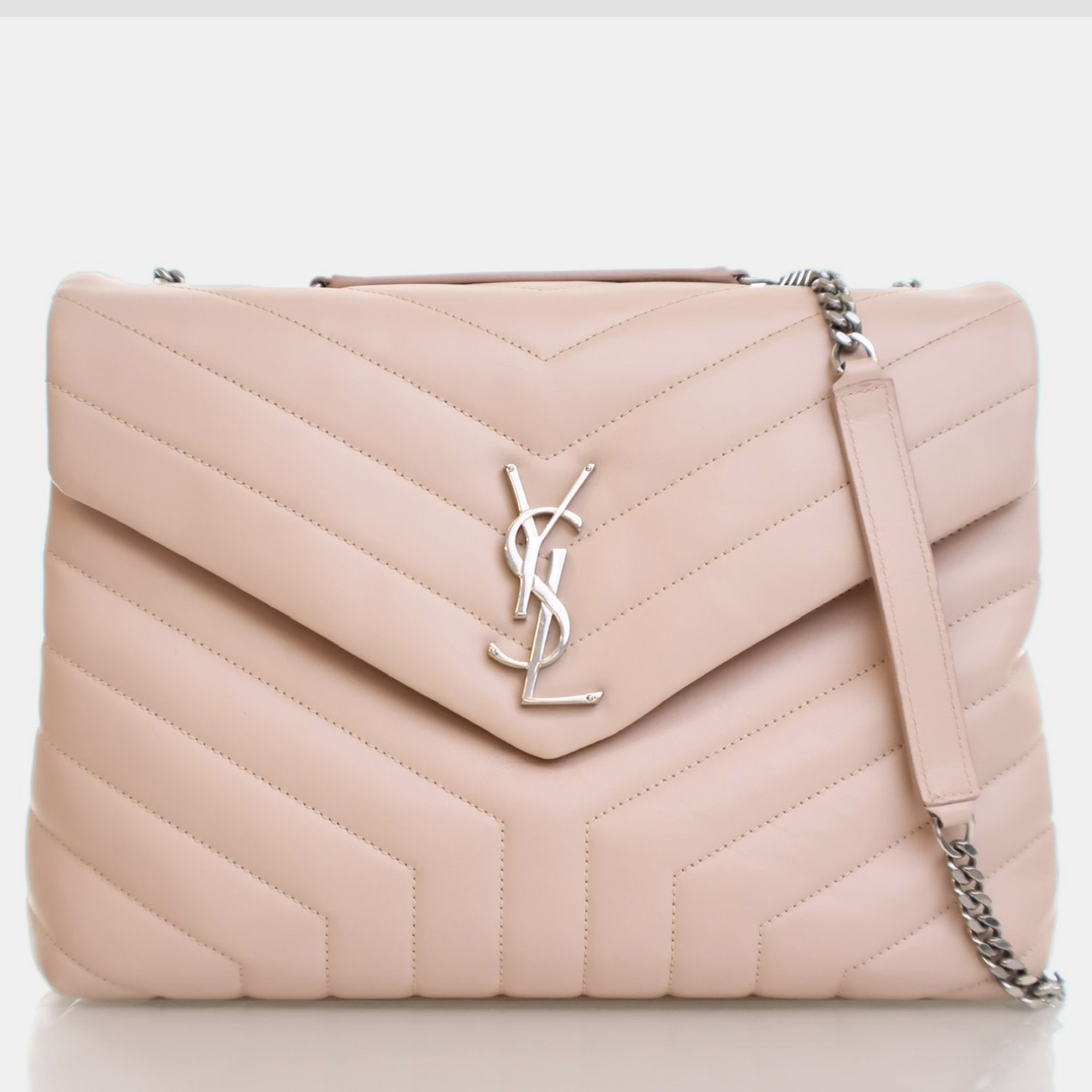 

Saint Laurent Medium Loulou Shoulder Bag, Pink